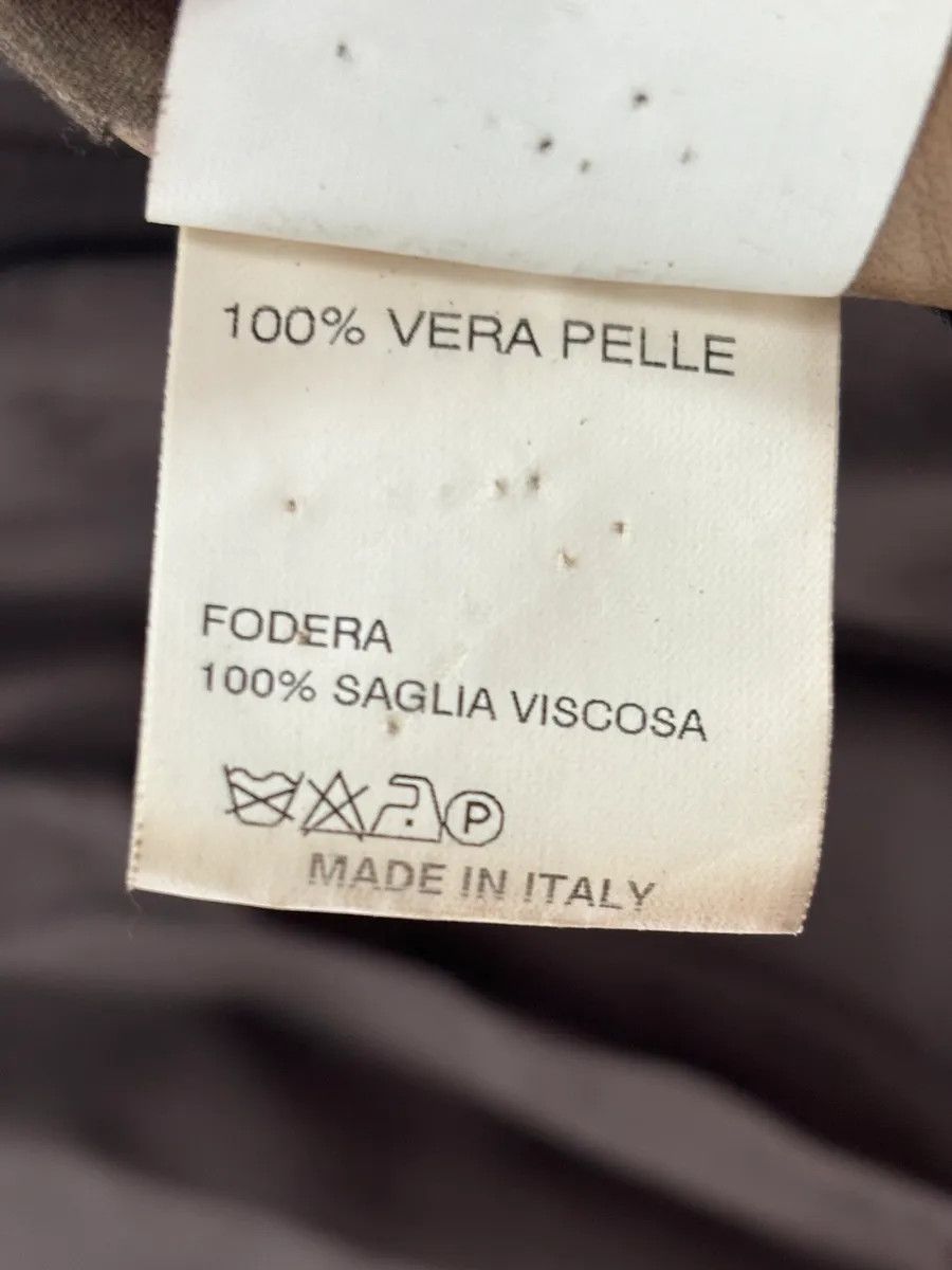 Daniele Alessandrini 2000s Daniele Alessandrini Agent Beige Leather Jacket Size US M / EU 48-50 / 2 - 13 Thumbnail