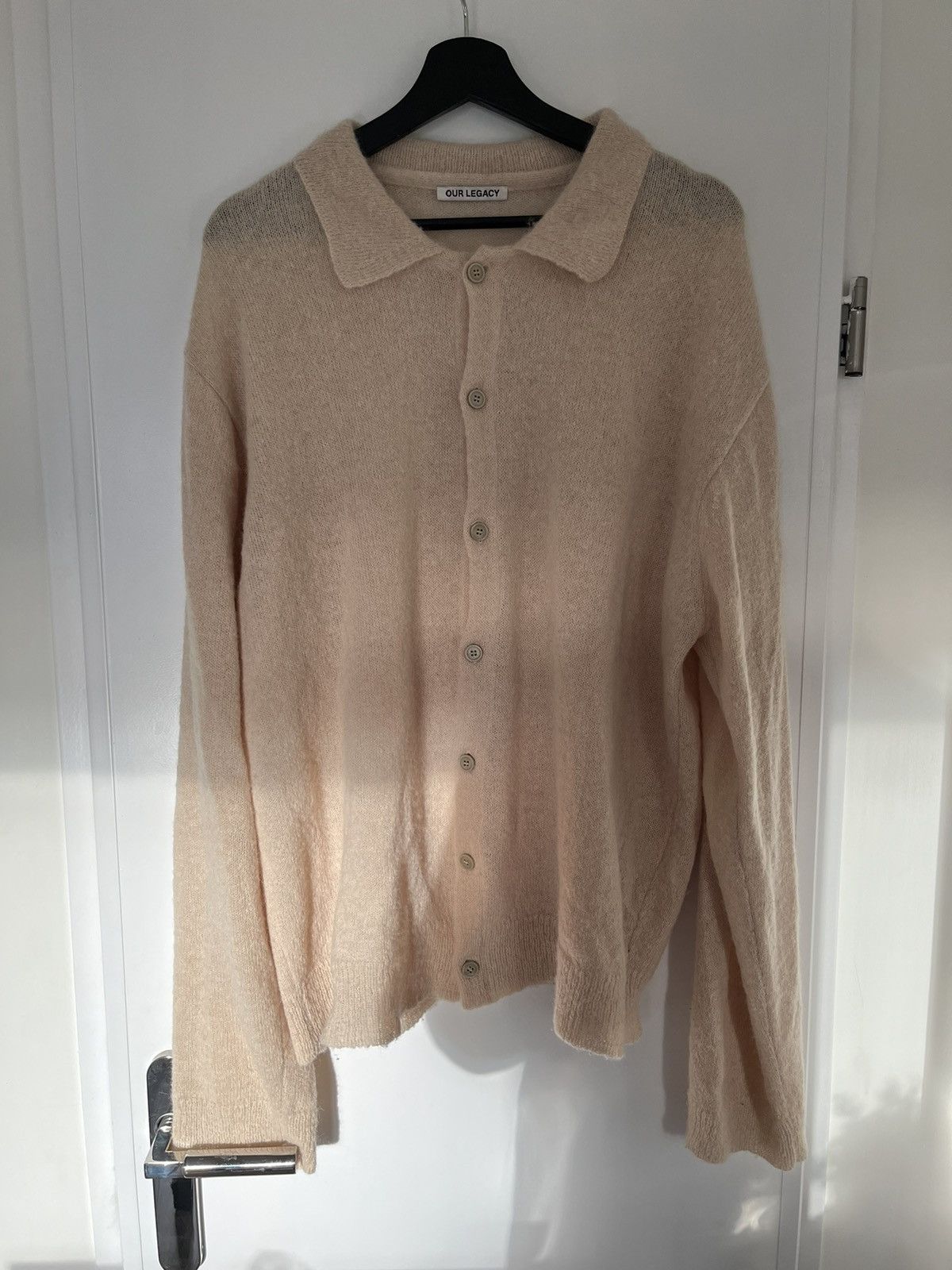 Our Legacy Our Legacy Evening Polo Camel Fuzzy Alpaca | Grailed