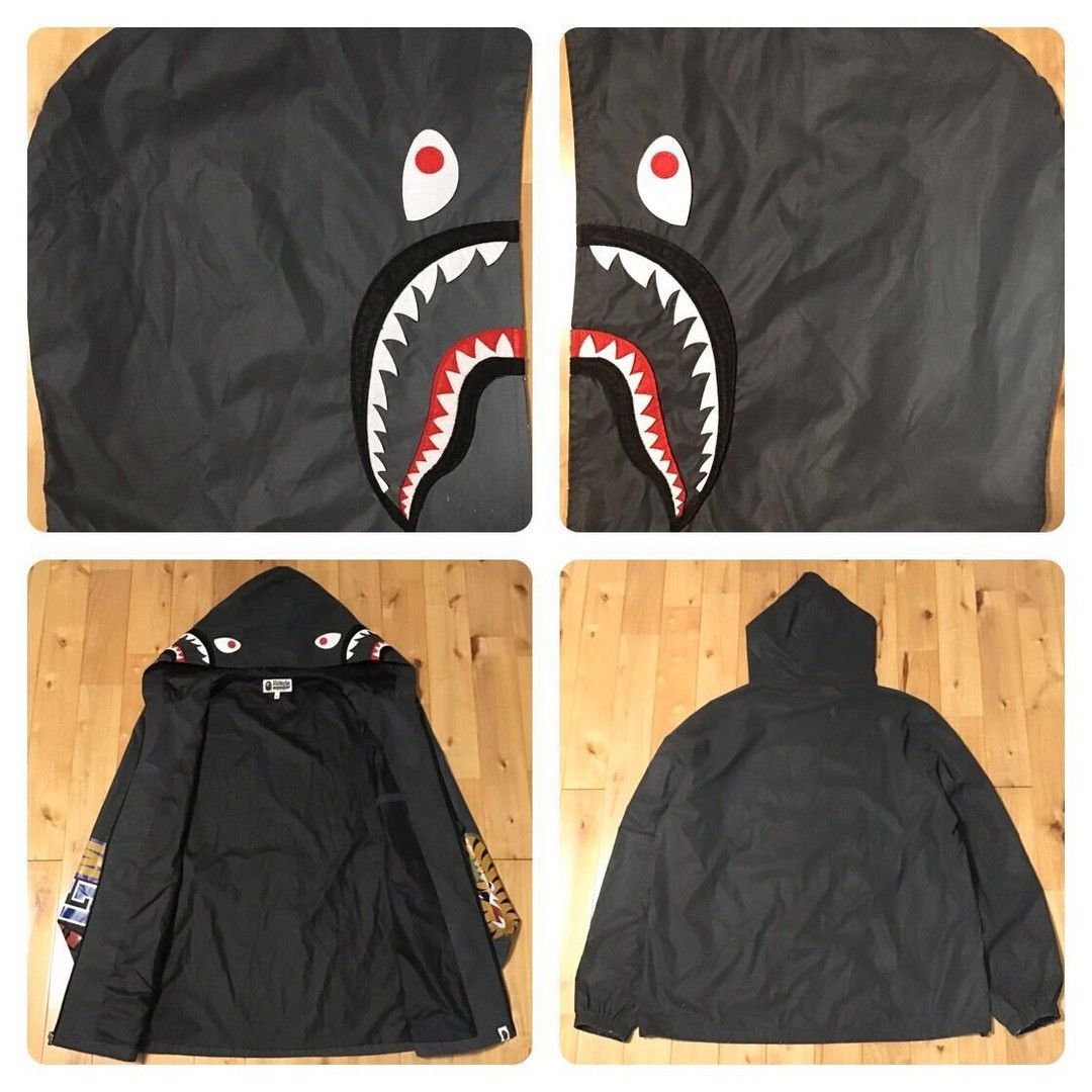 Bape BAPE Reflector shark zip hoodie jacket a bathing ape Size US XXL / EU 58 / 5 - 5 Thumbnail