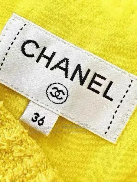 Chanel Chanel 22S Yellow Woven Mini Skirt. Size US 36 / EU 52 - 6 Thumbnail