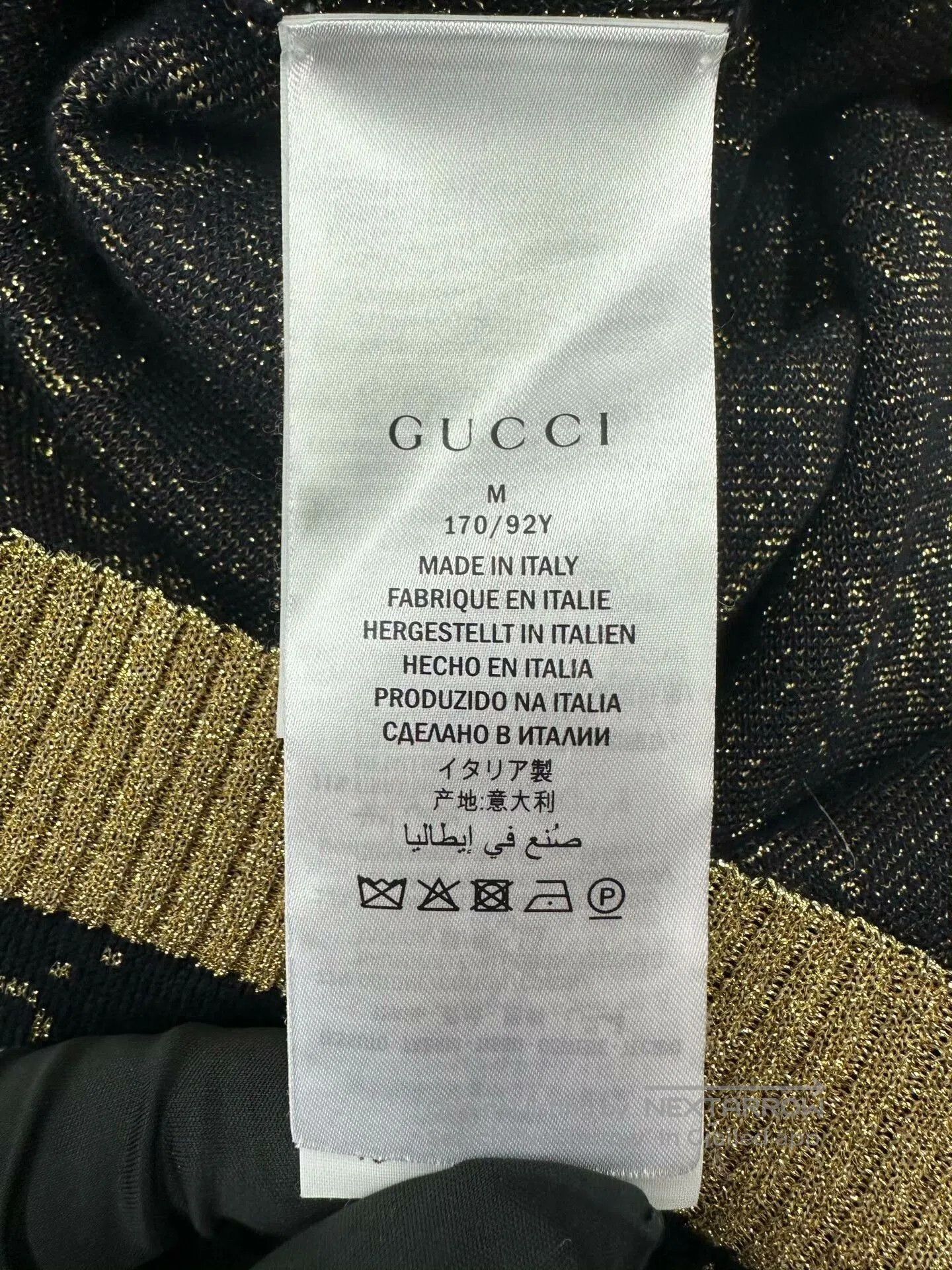 Gucci Gucci Black Gold Knit Cardigan M. Size M / US 6-8 / IT 42-44 - 6 Thumbnail
