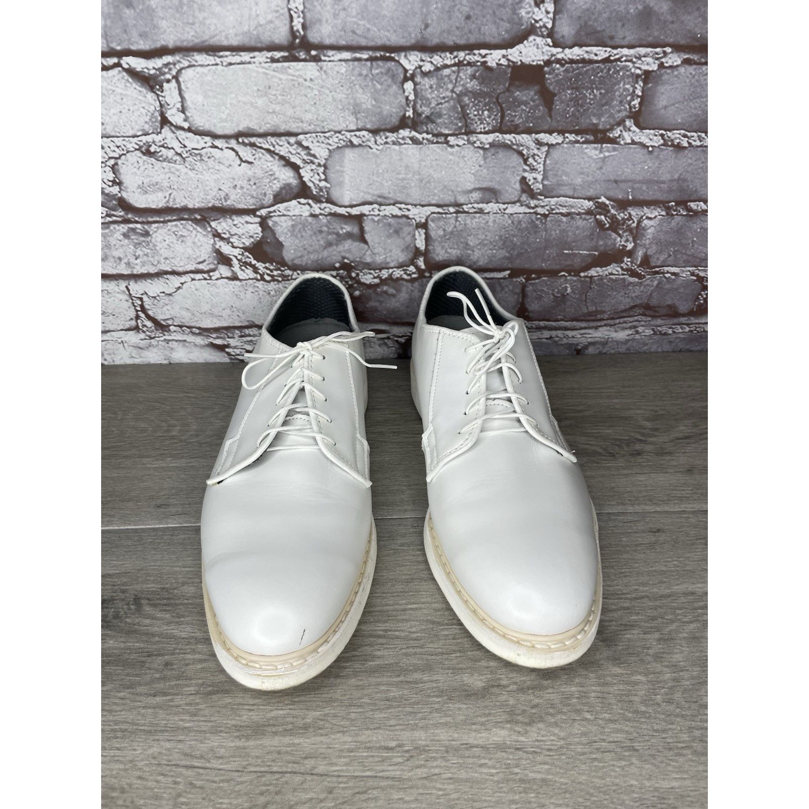 Altama Altama White Leather Oxford Dress Shoes Navy Military 629308 Size US 10 / EU 43 - 9 Thumbnail