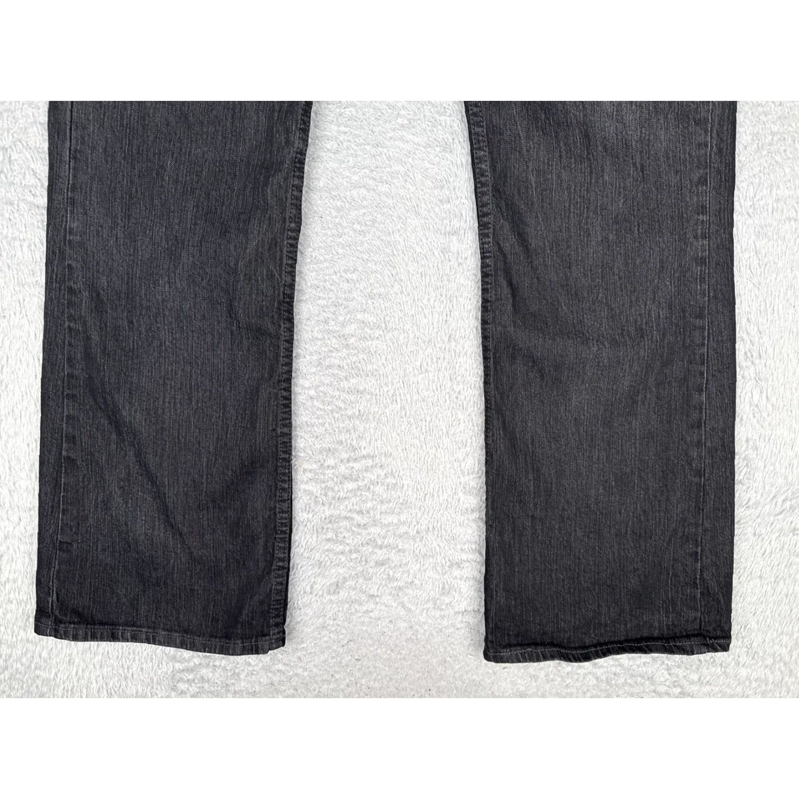 Lee Riders By Lee Jeans Womens 12 Black High Rise Bootcut Denim Stretch Charcoal Size 34" / US 12 / IT 48 - 2 Thumbnail
