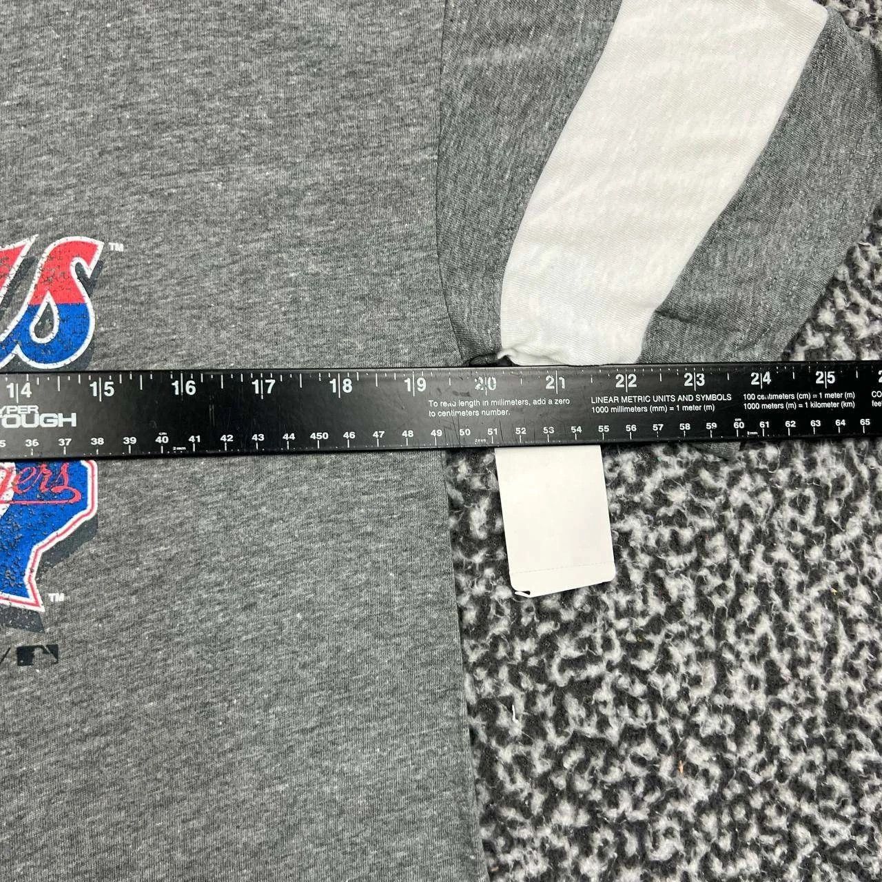 Other Texas Rangers Shirt Women Gray Short Sleeve V-Neck New M Size M / US 6-8 / IT 42-44 - 6 Thumbnail