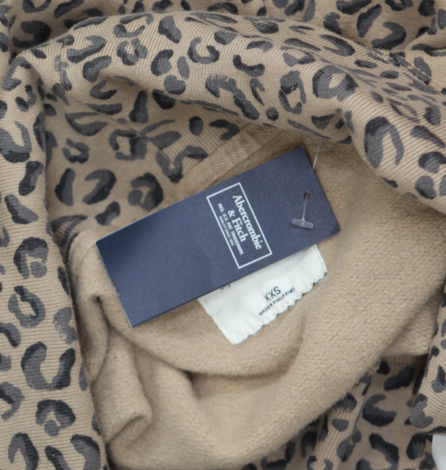 Other Nwt Abercrombie & Fitch Cardigan Sweater Cheetah Brown 2xs Size XXS / US 00 / IT 34 - 3 Thumbnail