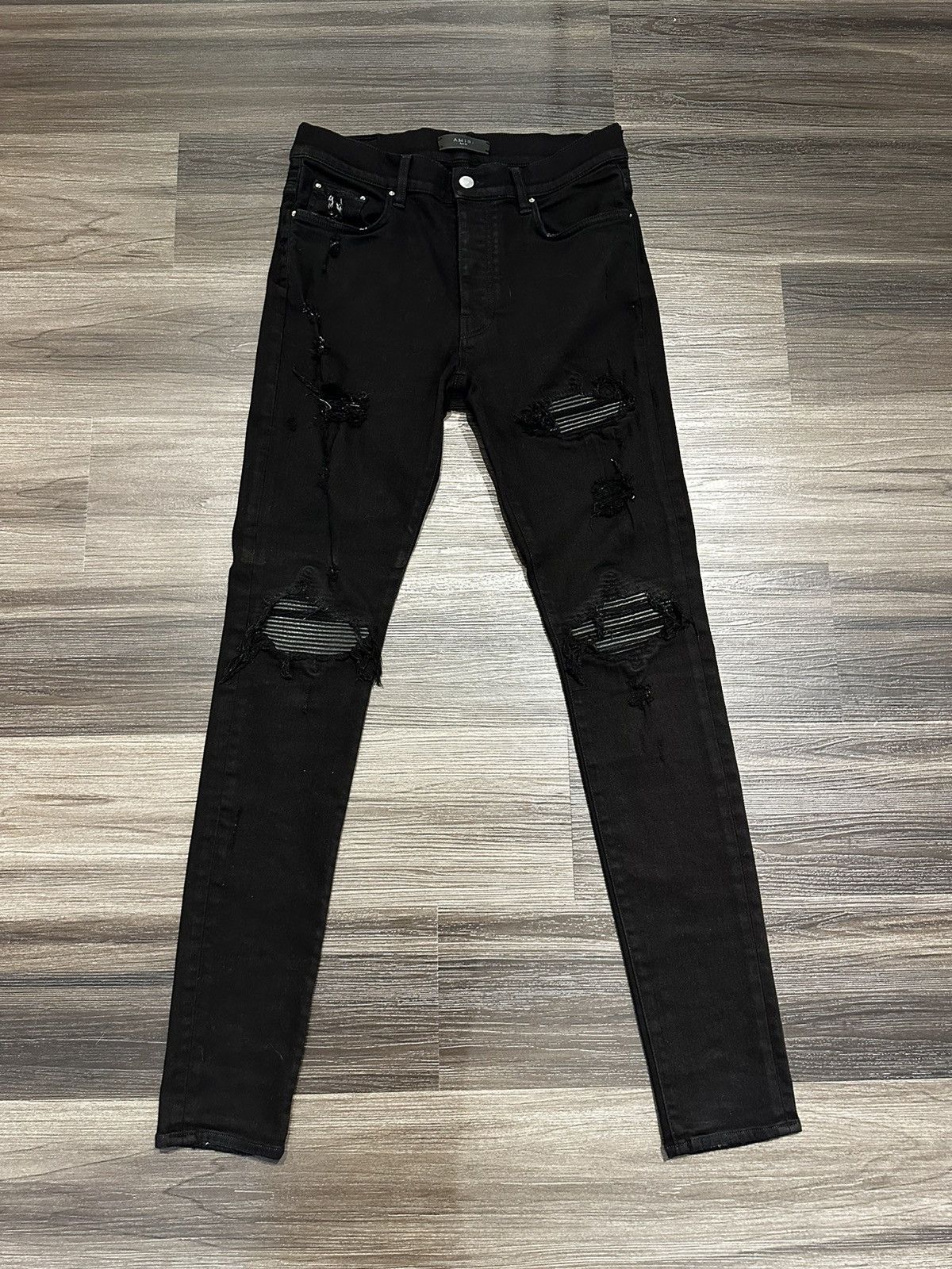 Amiri Amiri Mx1 black Leather | Grailed