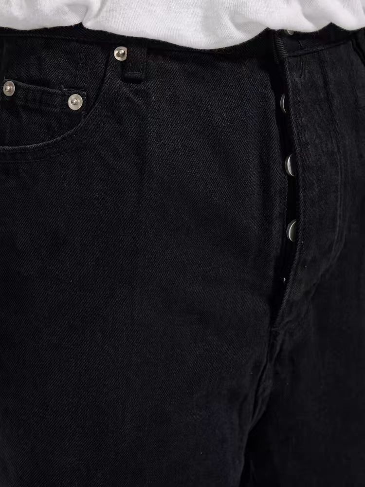 Japanese Brand × Jean High street dark style washed micro-flare baggy jeans Size US 32 / EU 48 - 3 Thumbnail