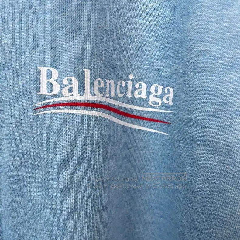 Balenciaga Balenciaga Blue Short Sleeve Size US XS / EU 42 / 0 - 4 Thumbnail