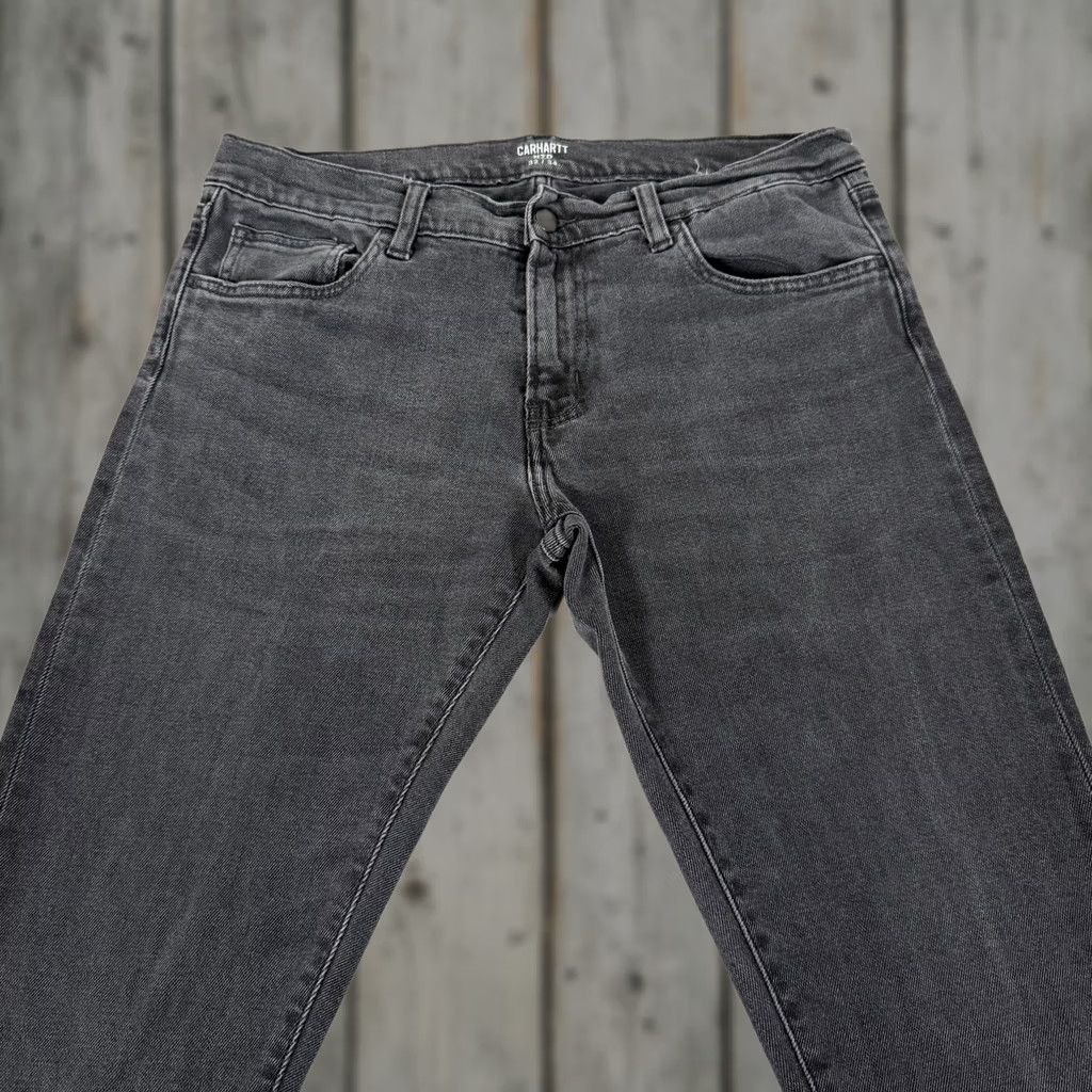 Carhartt Carhartt Jeans Mens 32x34 Black WIP Rebel Pant Slim Tapered Stretch Denim Work Size US 32 / EU 48 - 1 Thumbnail