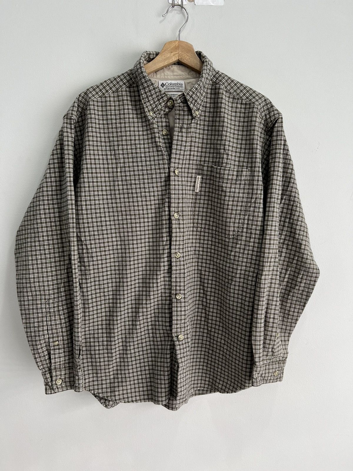 Columbia Vintage Columbia Checkered Plaid Shirt Button Up Size US L / EU 52-54 / 3 - 1 Thumbnail