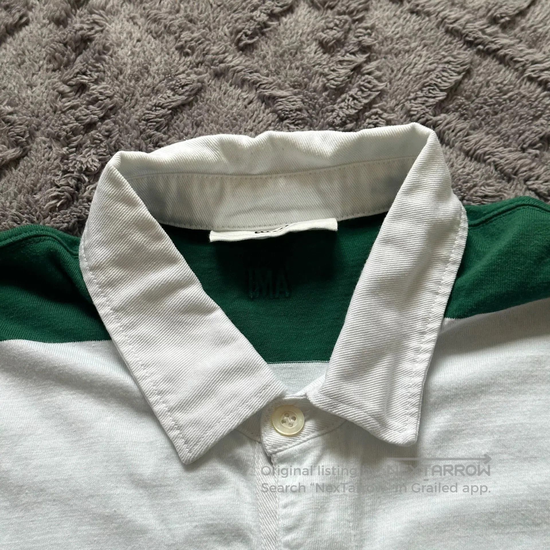 AMI Ami Paris Heart Embroidery Long Sleeve Polo. Size US L / EU 52-54 / 3 - 4 Thumbnail