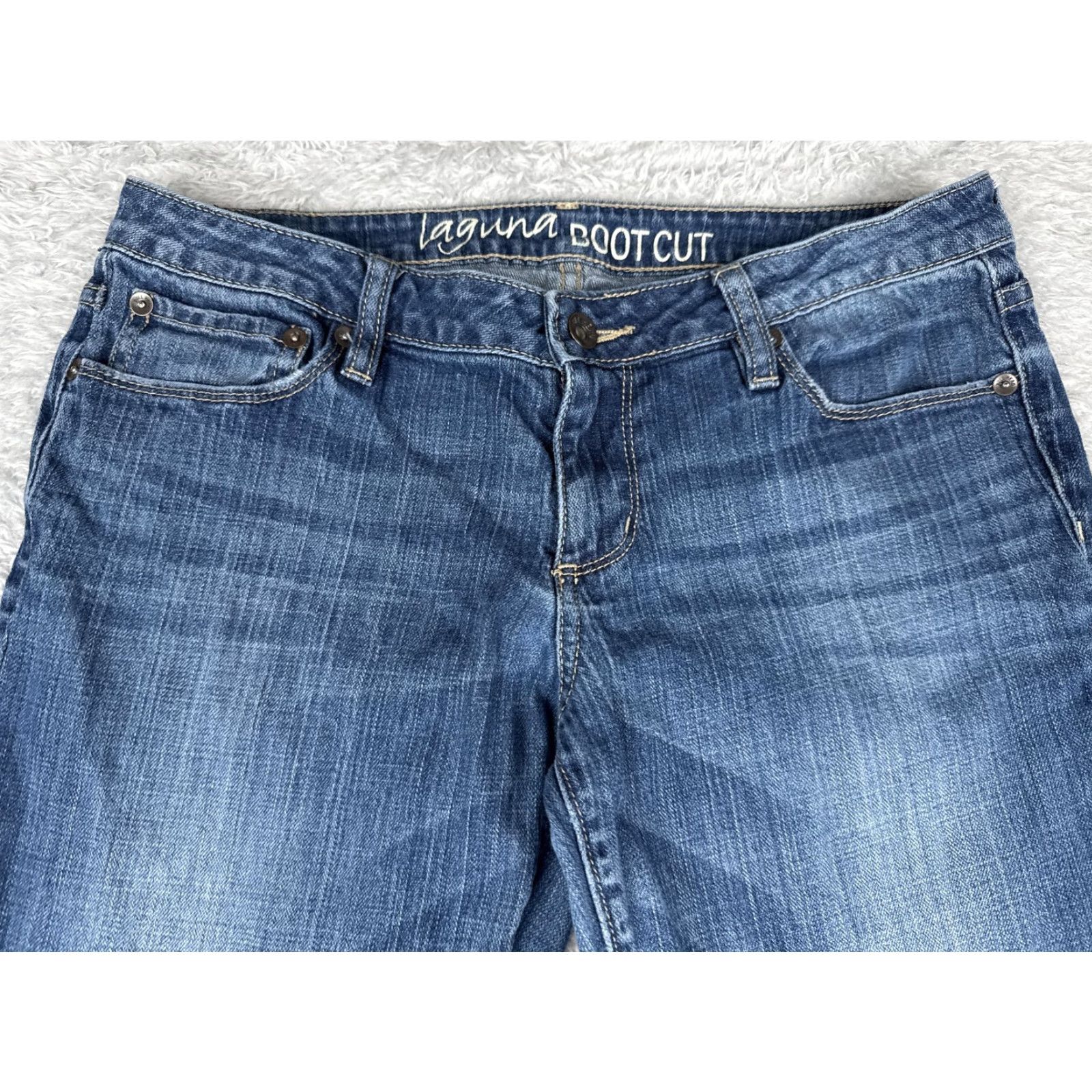 Vintage Bullhead Jeans Juniors Laguna Bootcut Mid Rise 30x32 Blue Denim 90s City Stretch 11L Womens Size 32" / US 10 / IT 46 - 4 Thumbnail