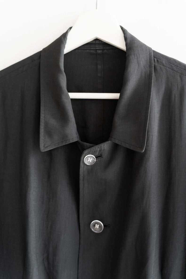 Yohji Yamamoto Yohji Yamamoto Yohji Yamamoto Black Acetate Jacket for Men Size US M / EU 48-50 / 2 - 3 Thumbnail