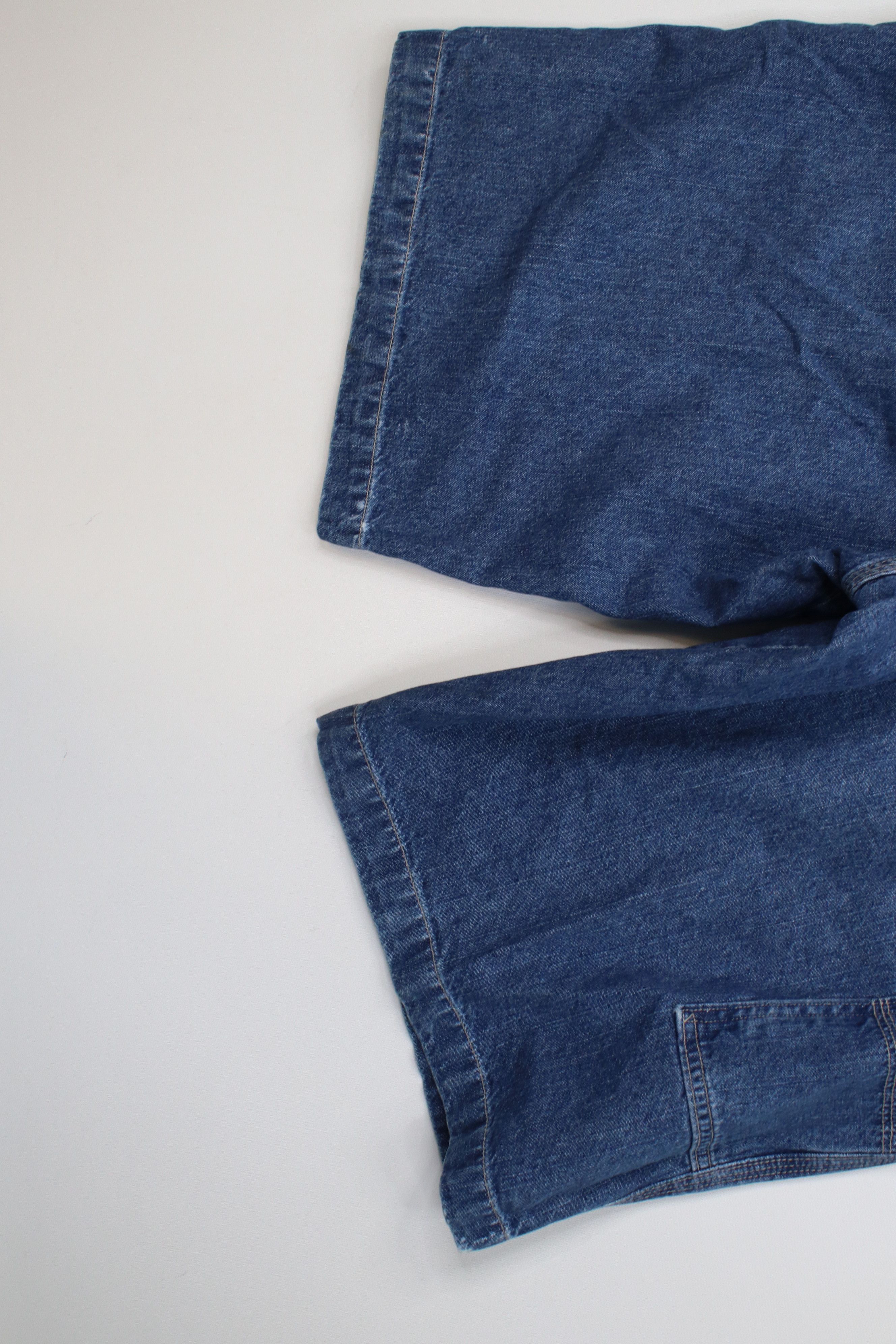 Vintage Vintage 90s Y2K Streetwear Dungaree Denim Jean Shorts Jorts Size US 34 / EU 50 - 11 Thumbnail