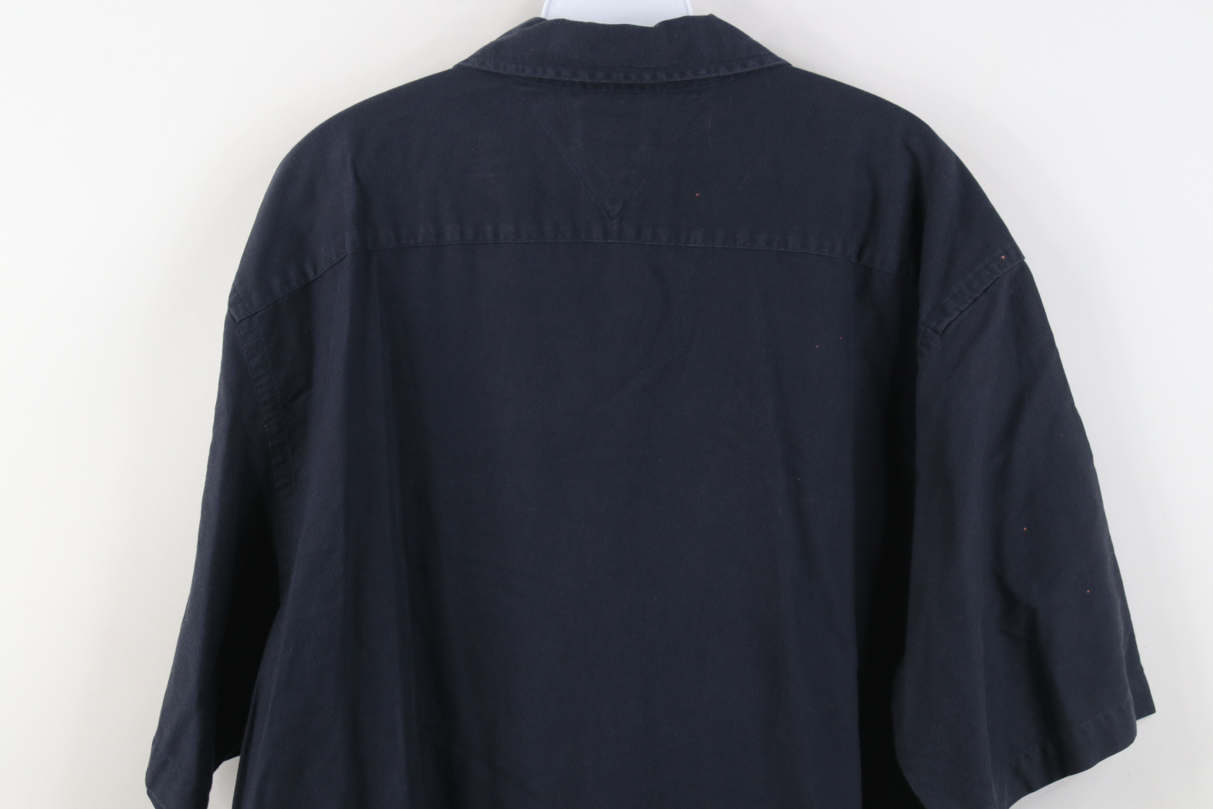 Tommy Hilfiger Vintage 90s Tommy Hilfiger Looped Collar Button Shirt Size US XL / EU 56 / 4 - 14 Thumbnail