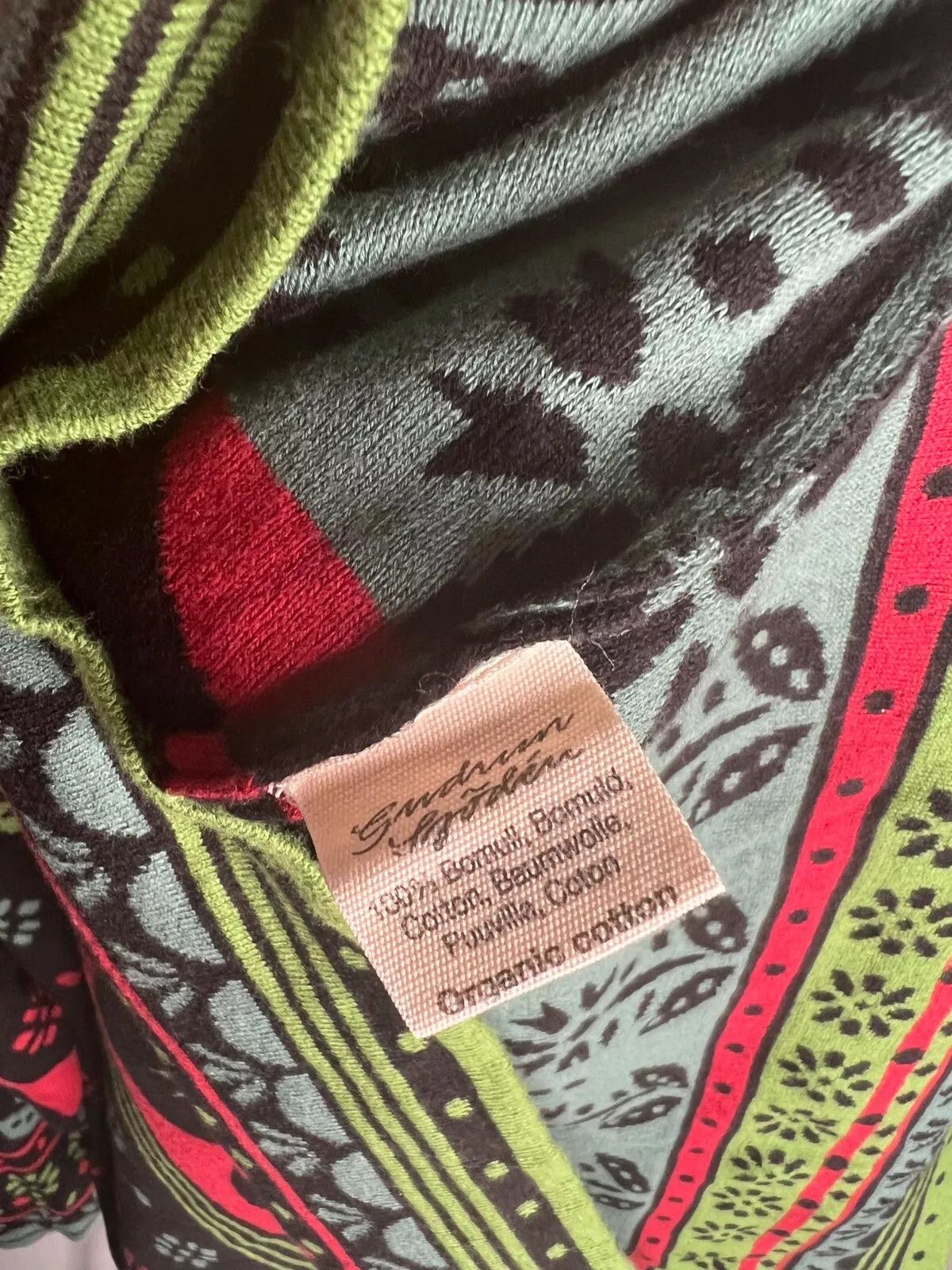 Gudrun Sjoden GUDRUN SJODEN Women's Lagenlook Multicolor Floral Dress Size M / US 6-8 / IT 42-44 - 9 Thumbnail