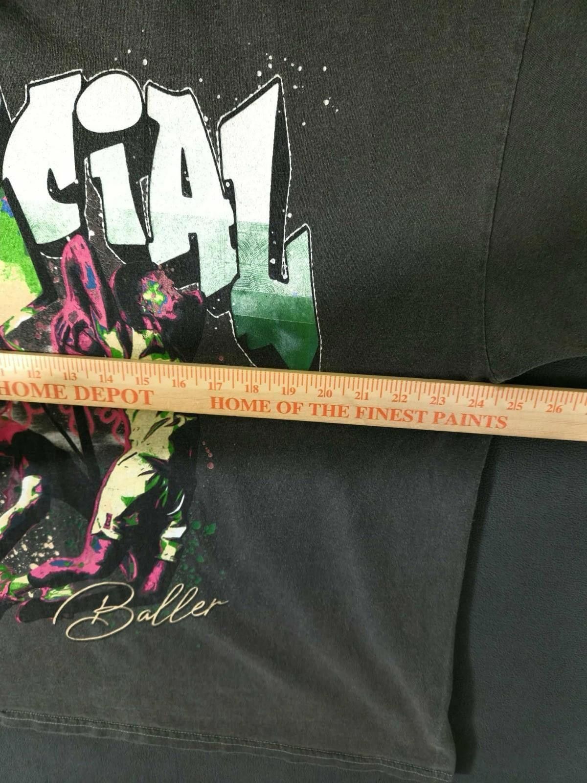 Boohoo BoohooMAN Official Baller Graphic Tee Black Size M #4 Size US M / EU 48-50 / 2 - 2 Thumbnail