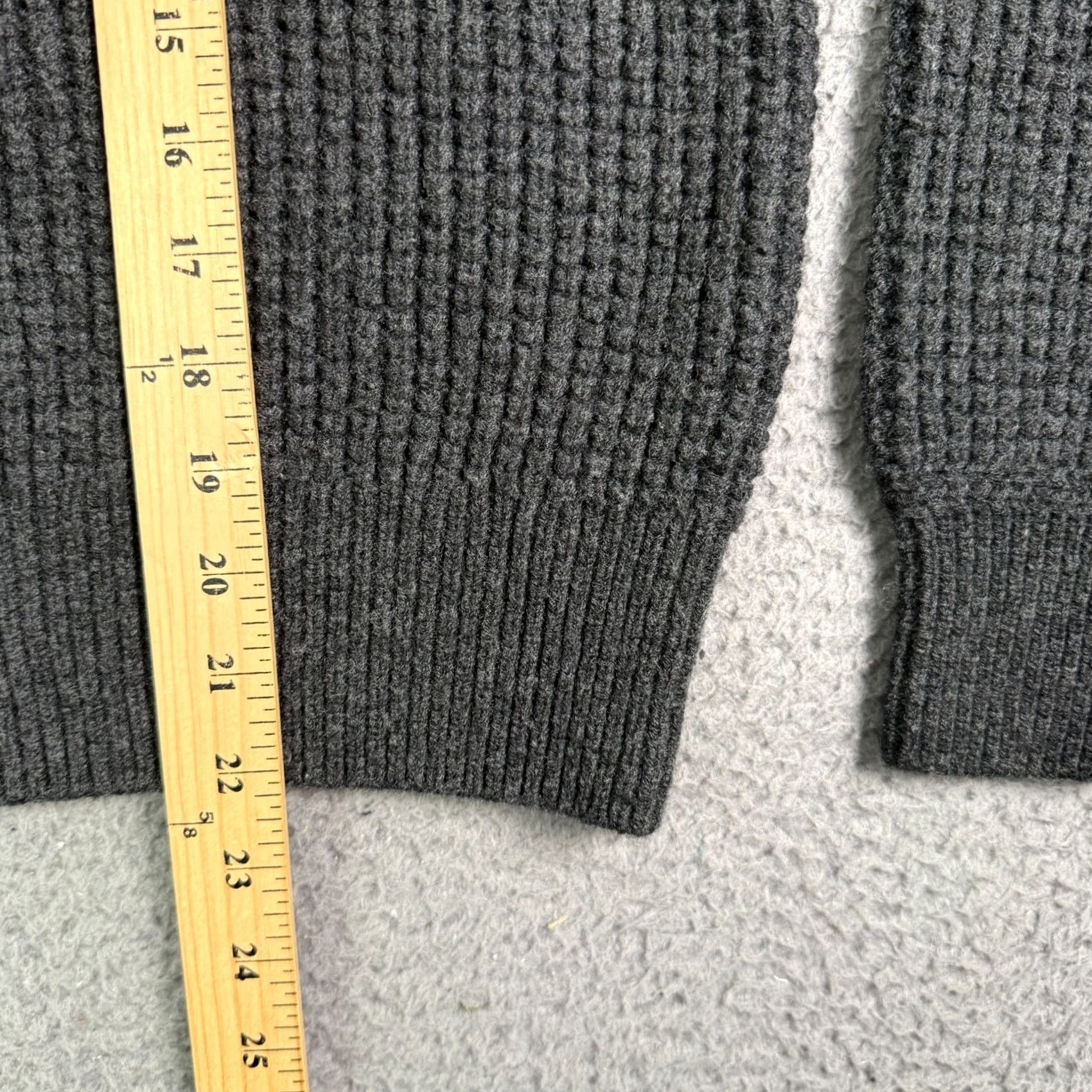 Buck Mason Buck Mason Mens Small Gray Herdsman Crew Sweater Merino Wool Cashmere Blend Size US S / EU 44-46 / 1 - 7 Thumbnail