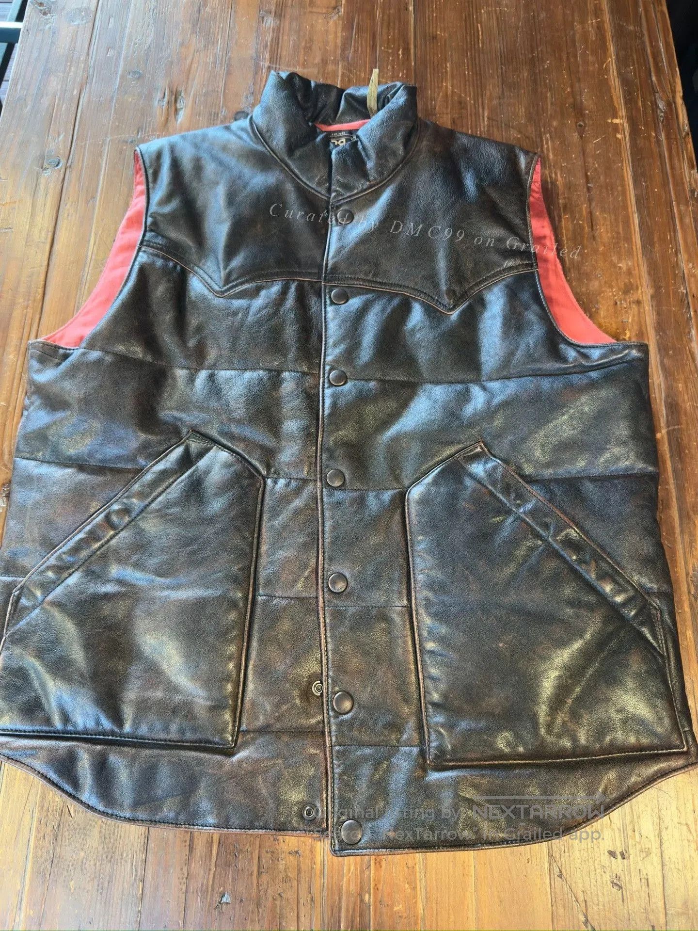 RRL Ralph Lauren RRL Double RL Leather Vest M. Size US M / EU 48-50 / 2 - 1 Thumbnail