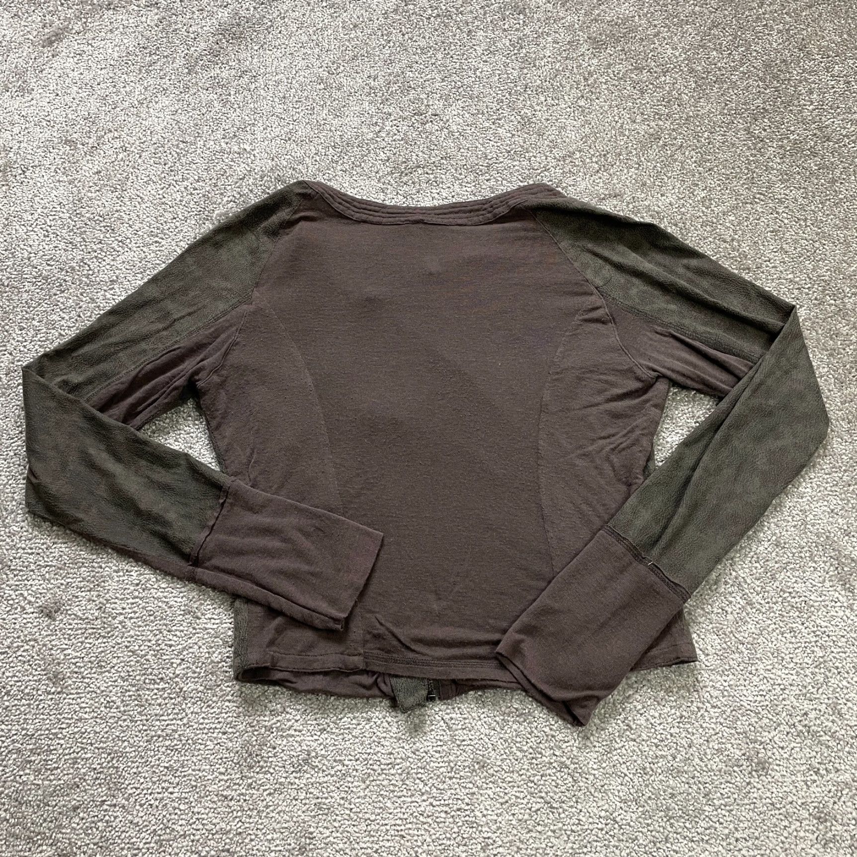 Vintage Miilla Jacket Womens Medium Brown Full Zip Long Sleeve Stretch Casual Outerwear Jacket Size M / US 6-8 / IT 42-44 - 2 Thumbnail