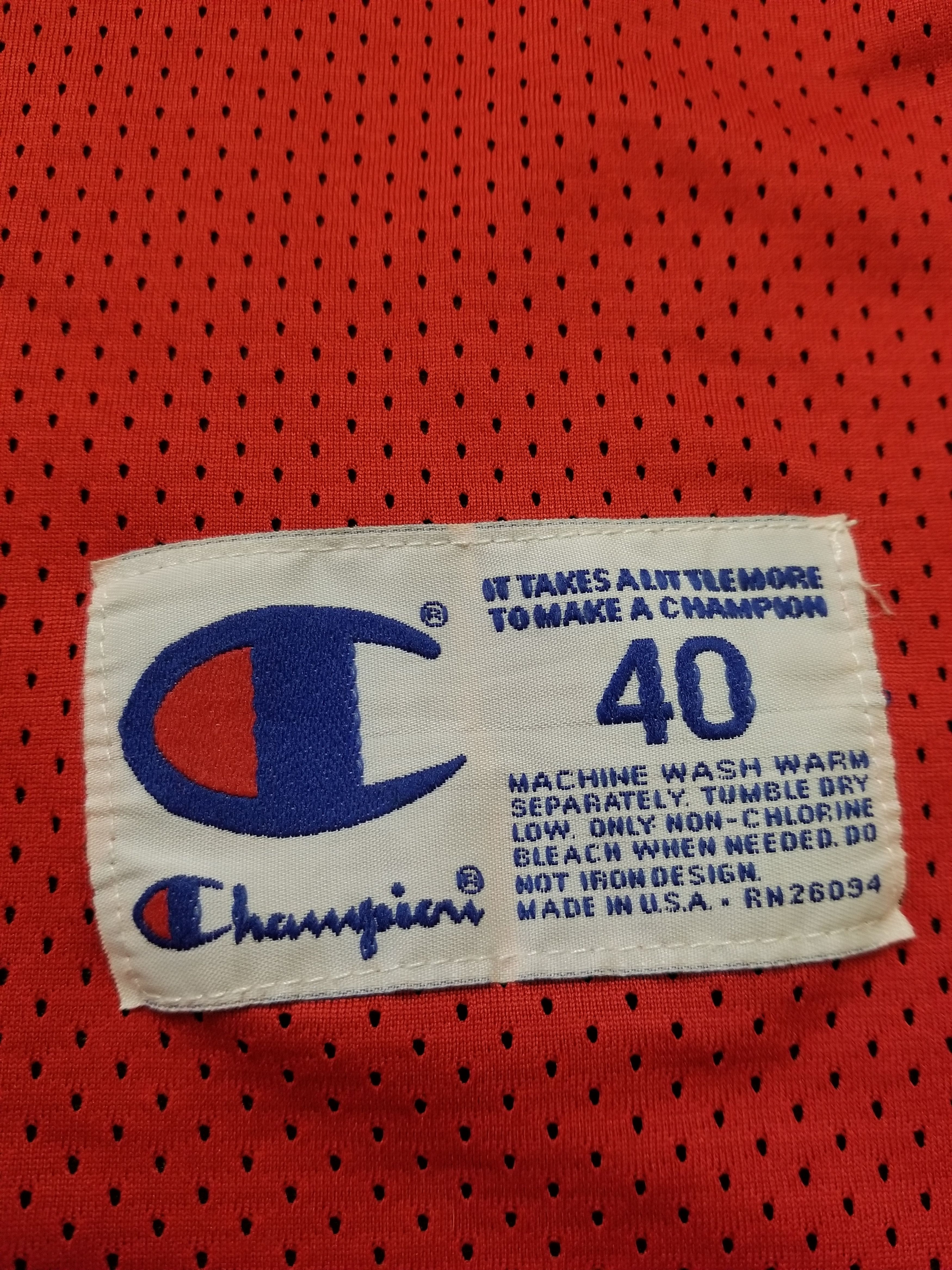 Champion VTG Reversible Chicago Bulls NBA Basketball Jersey Size US XXS / EU 40 - 15 Thumbnail