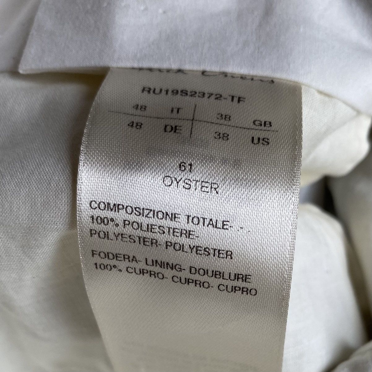 Rick Owens SS19 Babel Oyster Nylon Cropped Pants Size US 32 / EU 48 - 6 Thumbnail