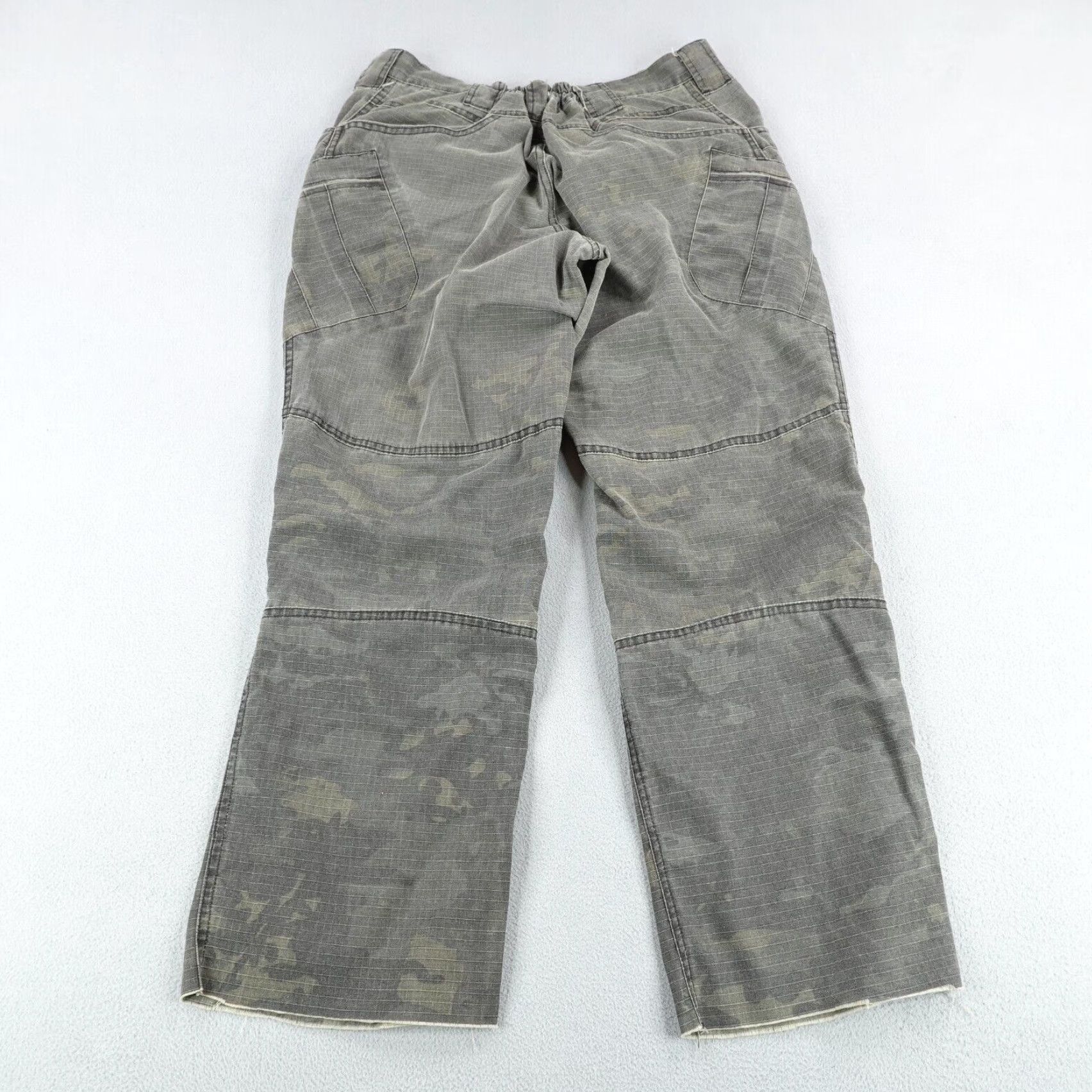 Vintage Lancer Tactical Pants XL Mens Gray Camo Ripstop Airsoft BDU Utility Combat Cargo Size US 35 - 5 Thumbnail