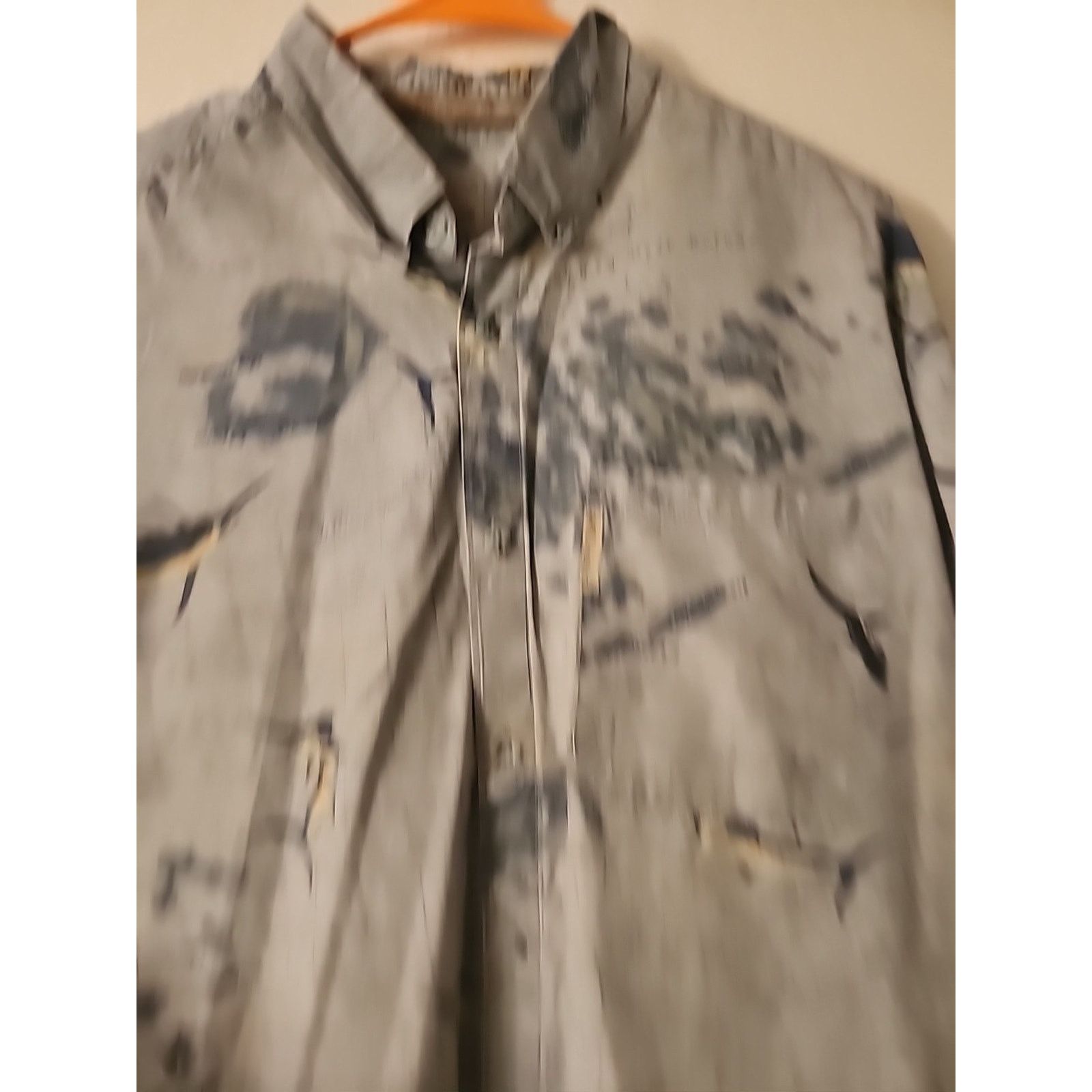 Columbia Columbia River Lodge Shirt Mens Size L Blue Marlin Fishing Size US L / EU 52-54 / 3 - 3 Thumbnail