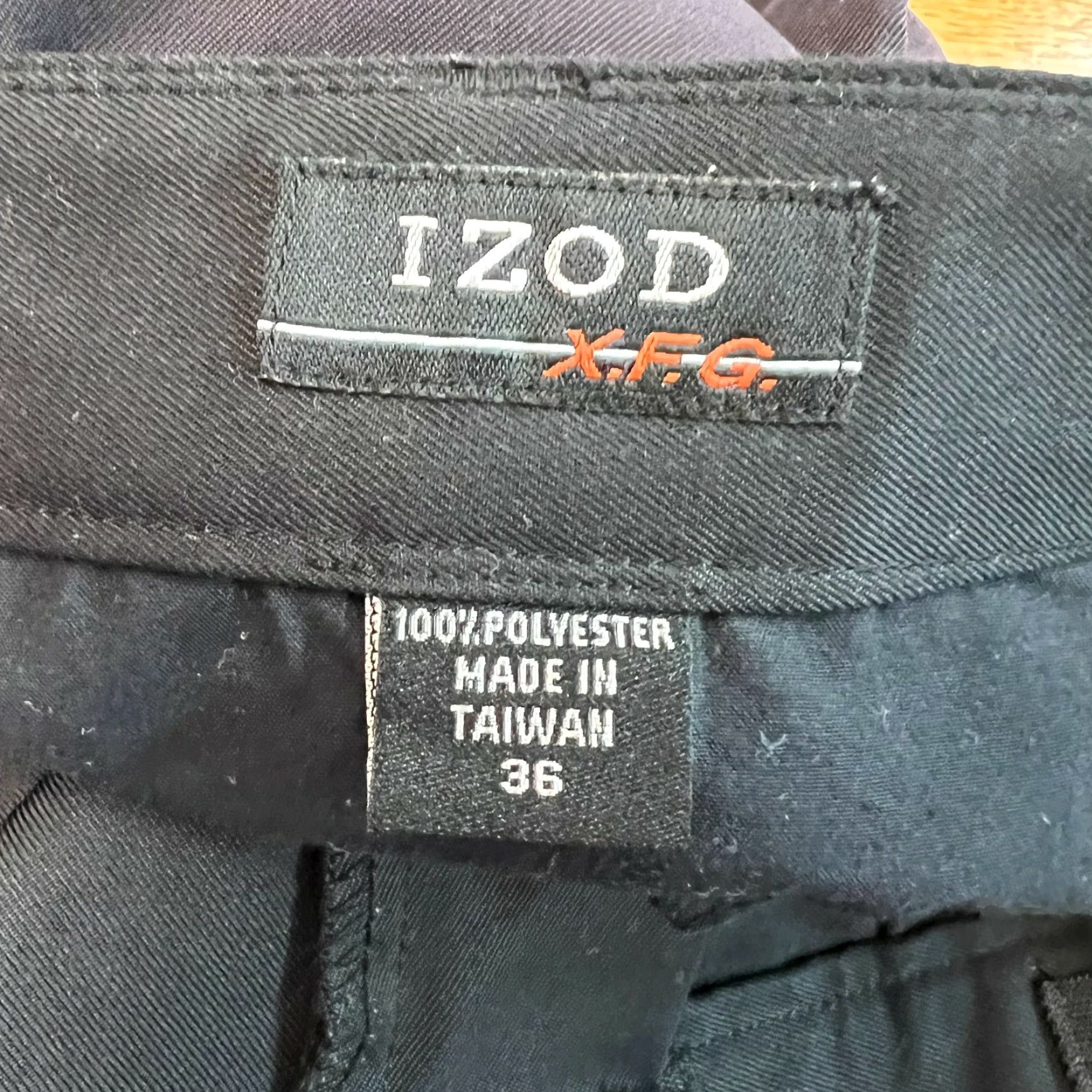 Izod Izod X.F.G. Chino Golf Shorts 36 Mid Rise Pleated Front Classic Blue Mens Size US 36 / EU 52 - 5 Thumbnail