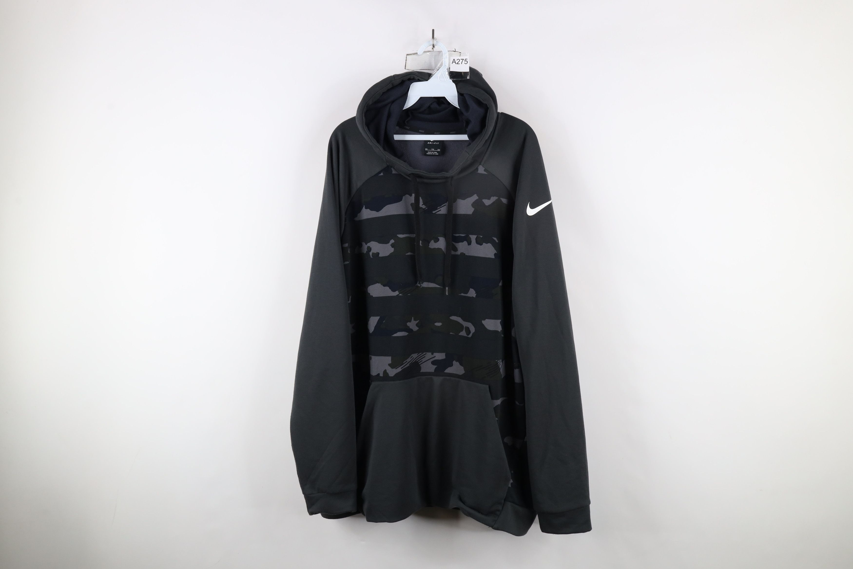 Nike × Vintage Vintage Y2K Nike Sportswear Camouflage Hoodie Sweatshirt Size US XXL / EU 58 / 5 - 1 Thumbnail