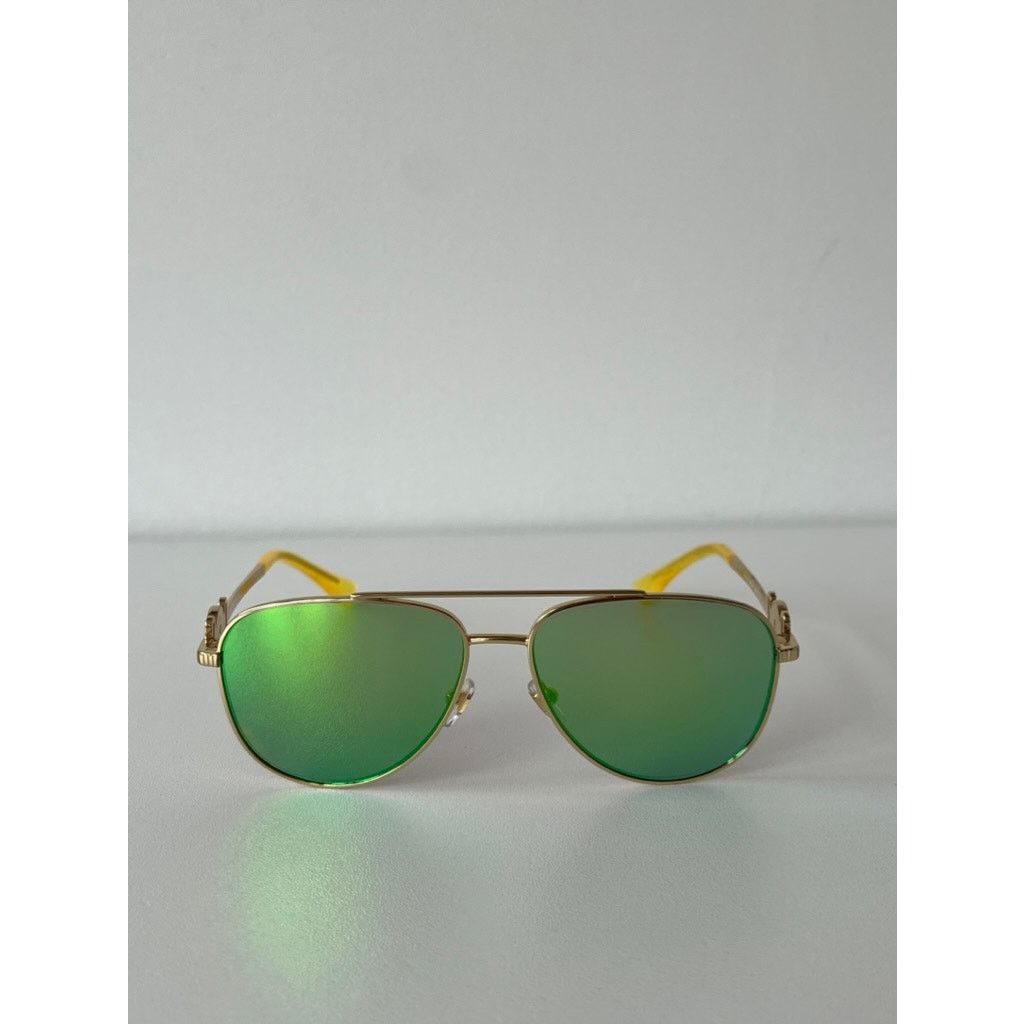 Versace NEW Versace Kids VK2002 Green Mirror Aviator Sunglasses Size ONE SIZE - 9 Thumbnail