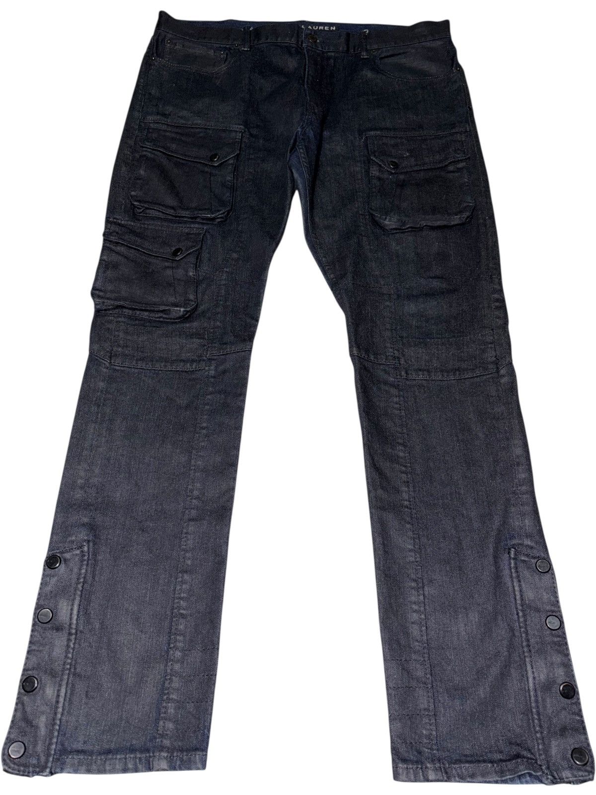 Ralph Lauren Black Label 38x34 Ralph Lauren Black Label Courier Cargo Pants Waxed vtg Size US 38 / EU 54 - 2 Thumbnail