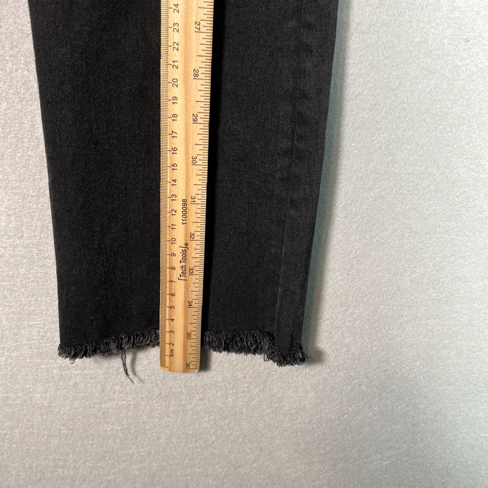 Everlane Everlane Jeans Straight Fit 29 Regular Black Dark Wash Cotton Blend Women Size 29" - 4 Thumbnail
