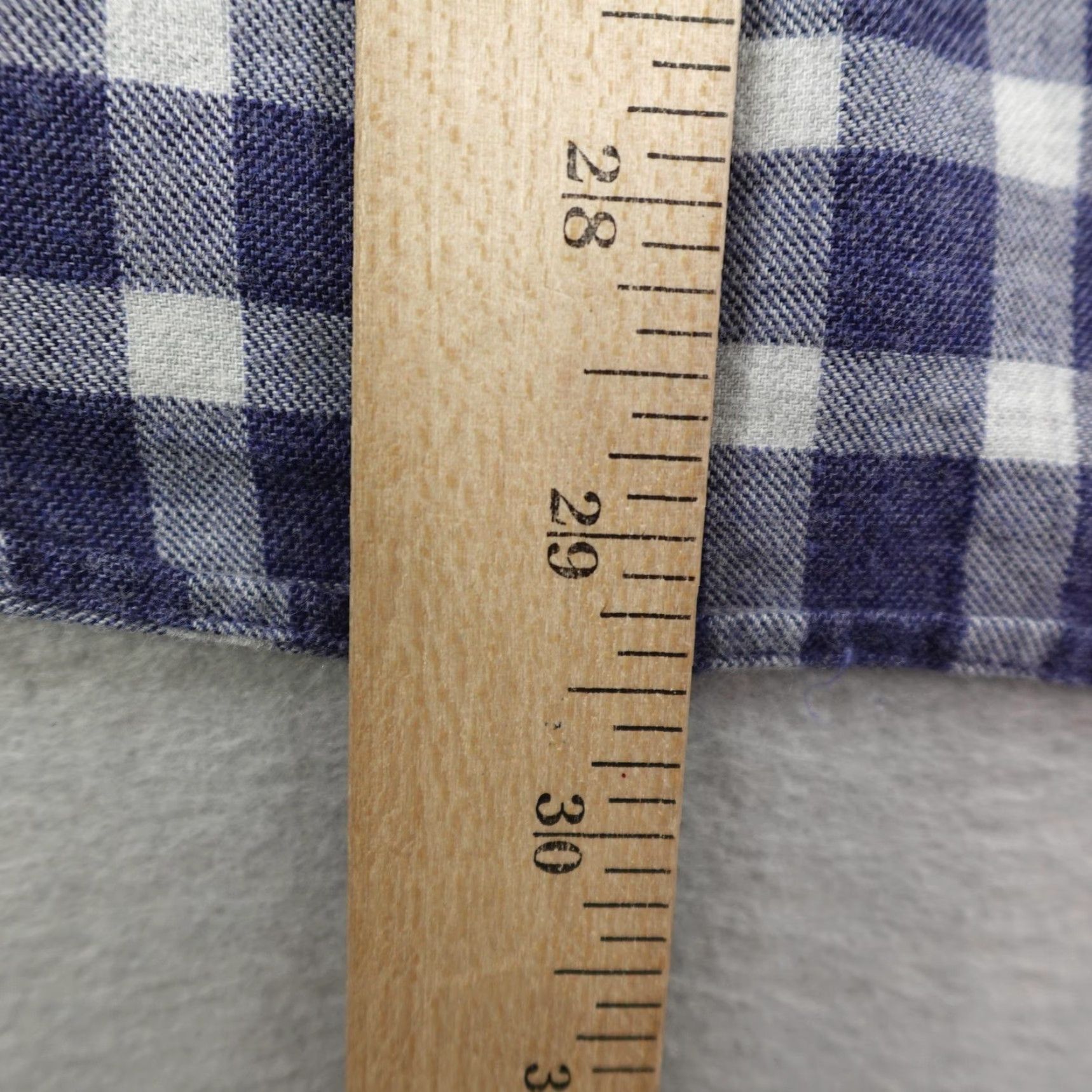 Massimo Dutti Massimo Dutti Shirt Men Large Blue White Plaid Flannel Button-Up Long Sleeve Button-Down Collar N/A Mens Size US L / EU 52-54 / 3 - 6 Thumbnail
