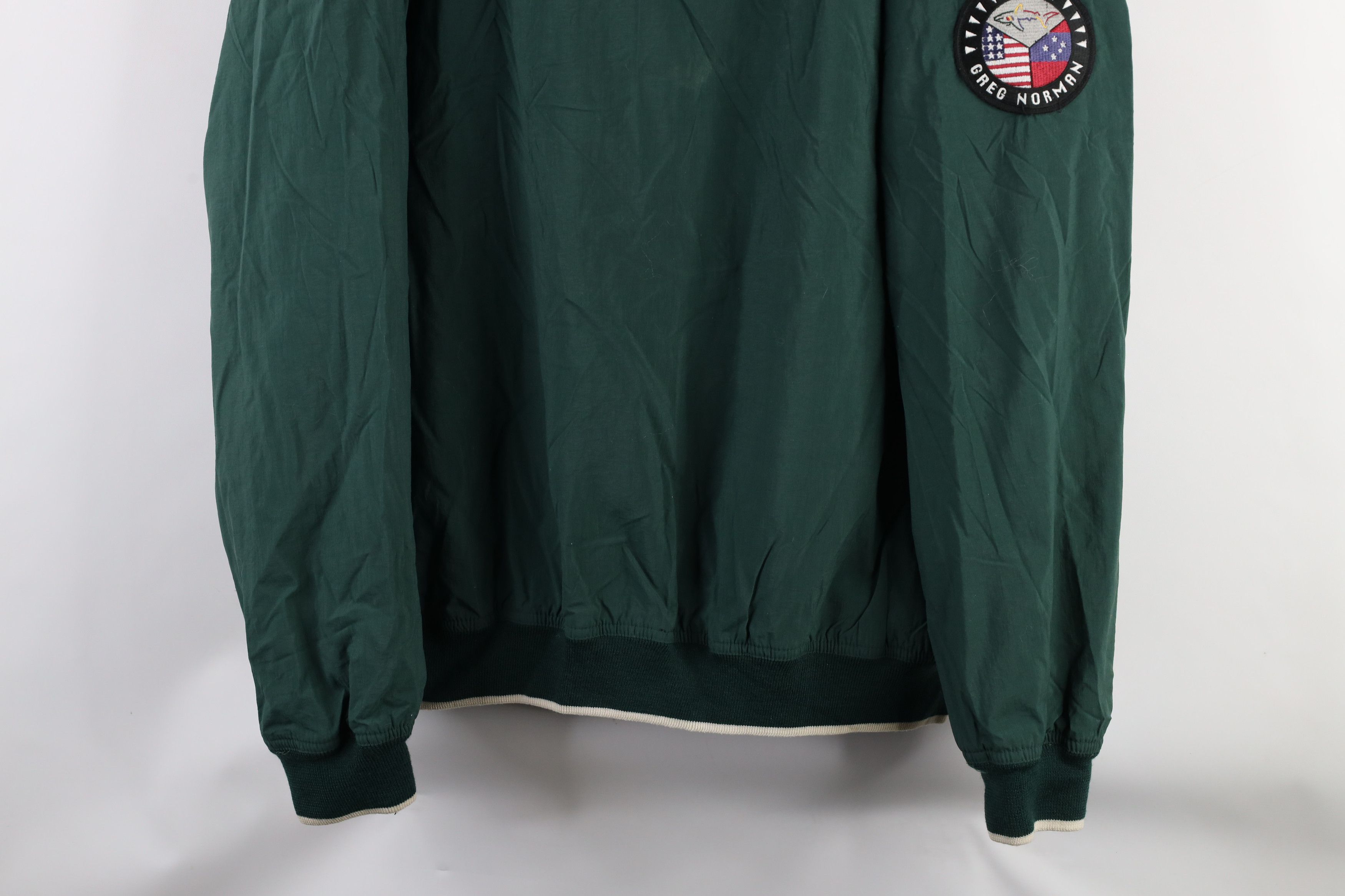 Vintage Vintage 90s Greg Norman Spell Out Golfing Windbreaker Jacket Size US XL / EU 56 / 4 - 3 Thumbnail