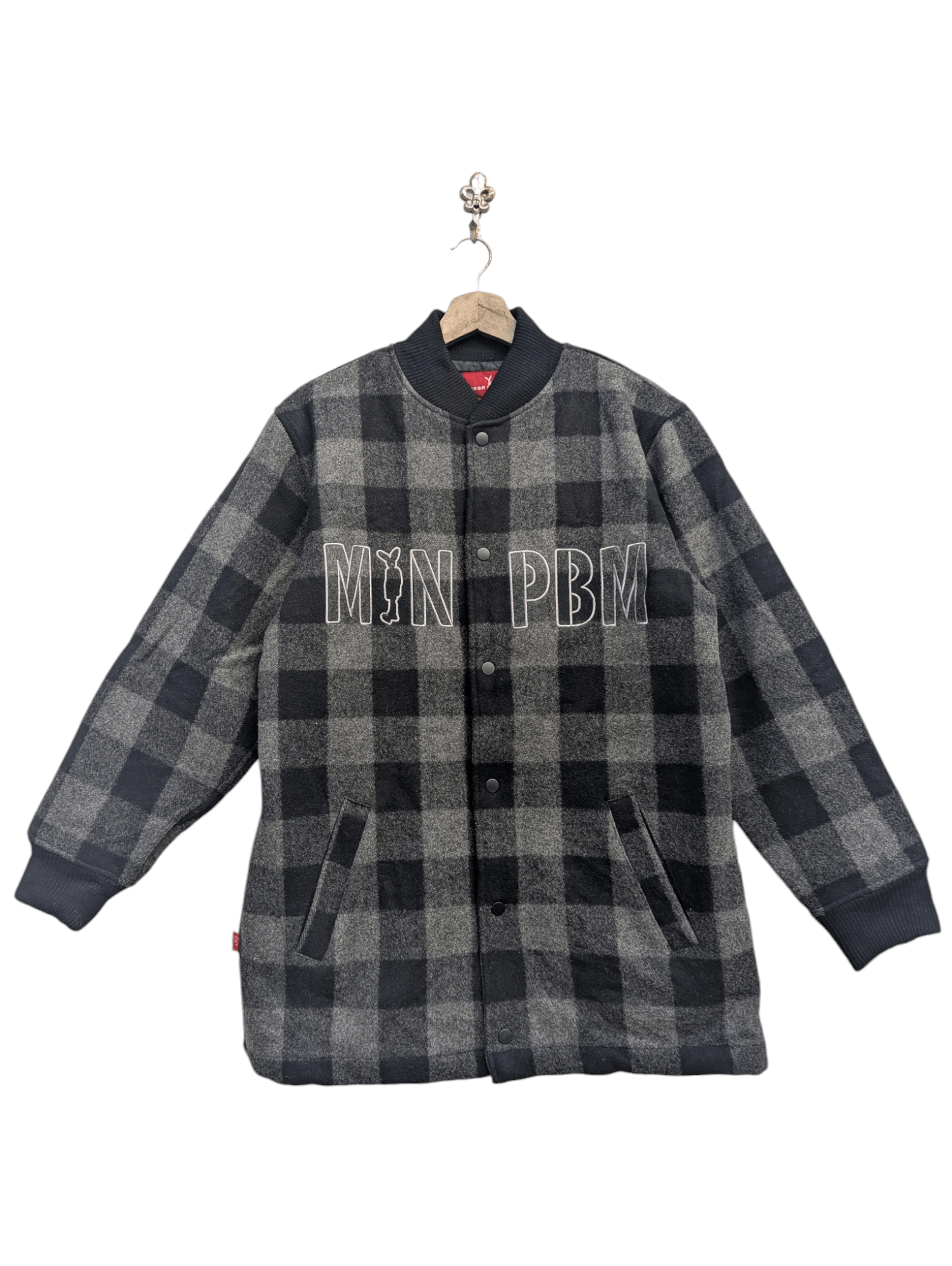 Japanese Brand MINOR PROBLEM CHECK PLAID TARTAN SNAP BUTTON JACKET Size US M / EU 48-50 / 2 - 1 Thumbnail