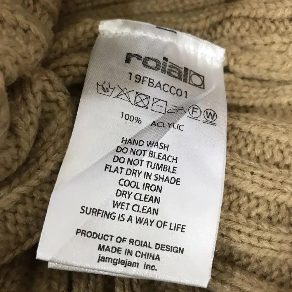 Japanese Brand × Vintage Japanese Brand Roial Beanie Hat Size ONE SIZE - 5 Thumbnail