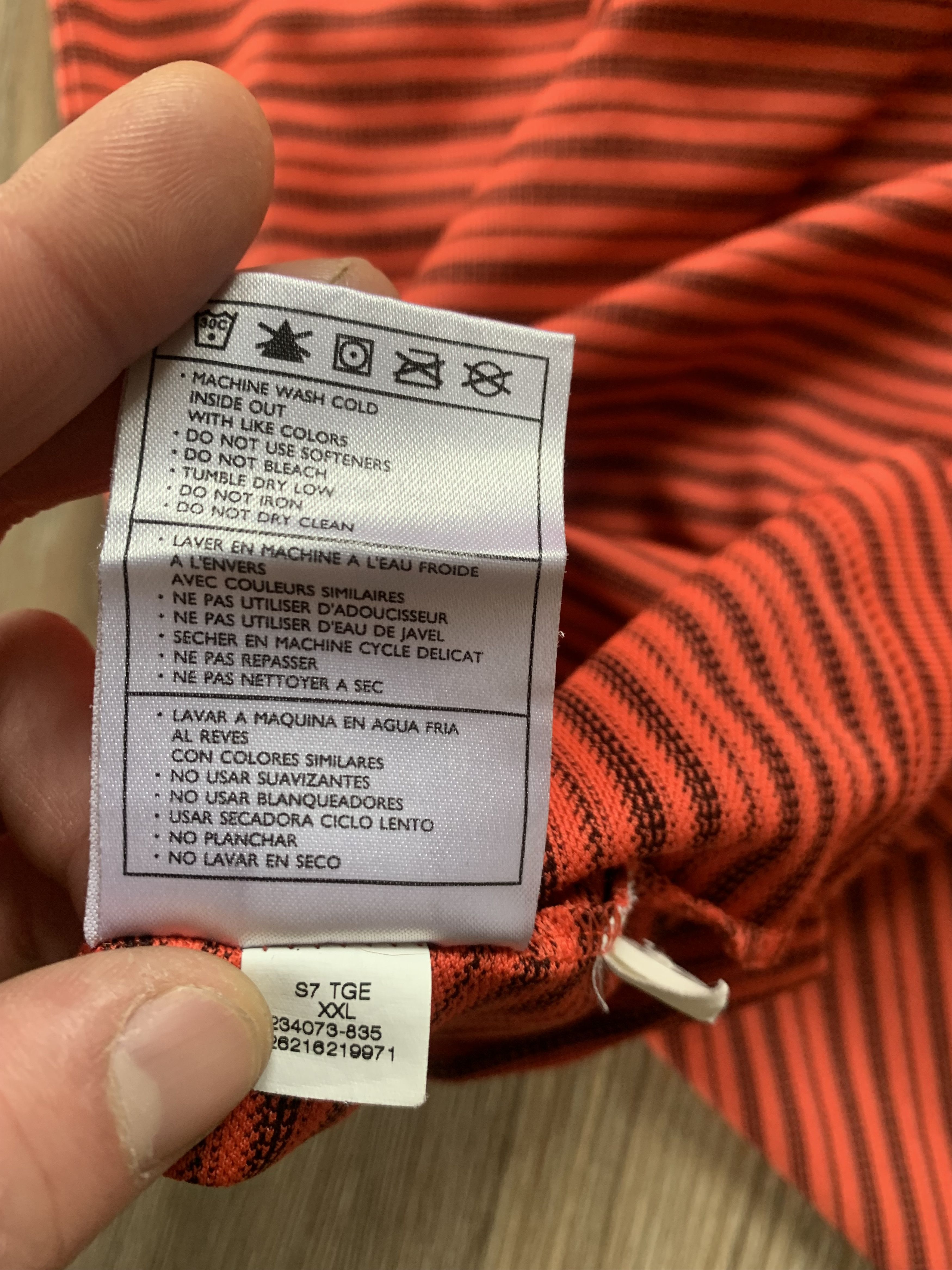 Nike Nike Dri-FIT Striped Red Polo Shirt Size US XXL / EU 58 / 5 - 8 Thumbnail