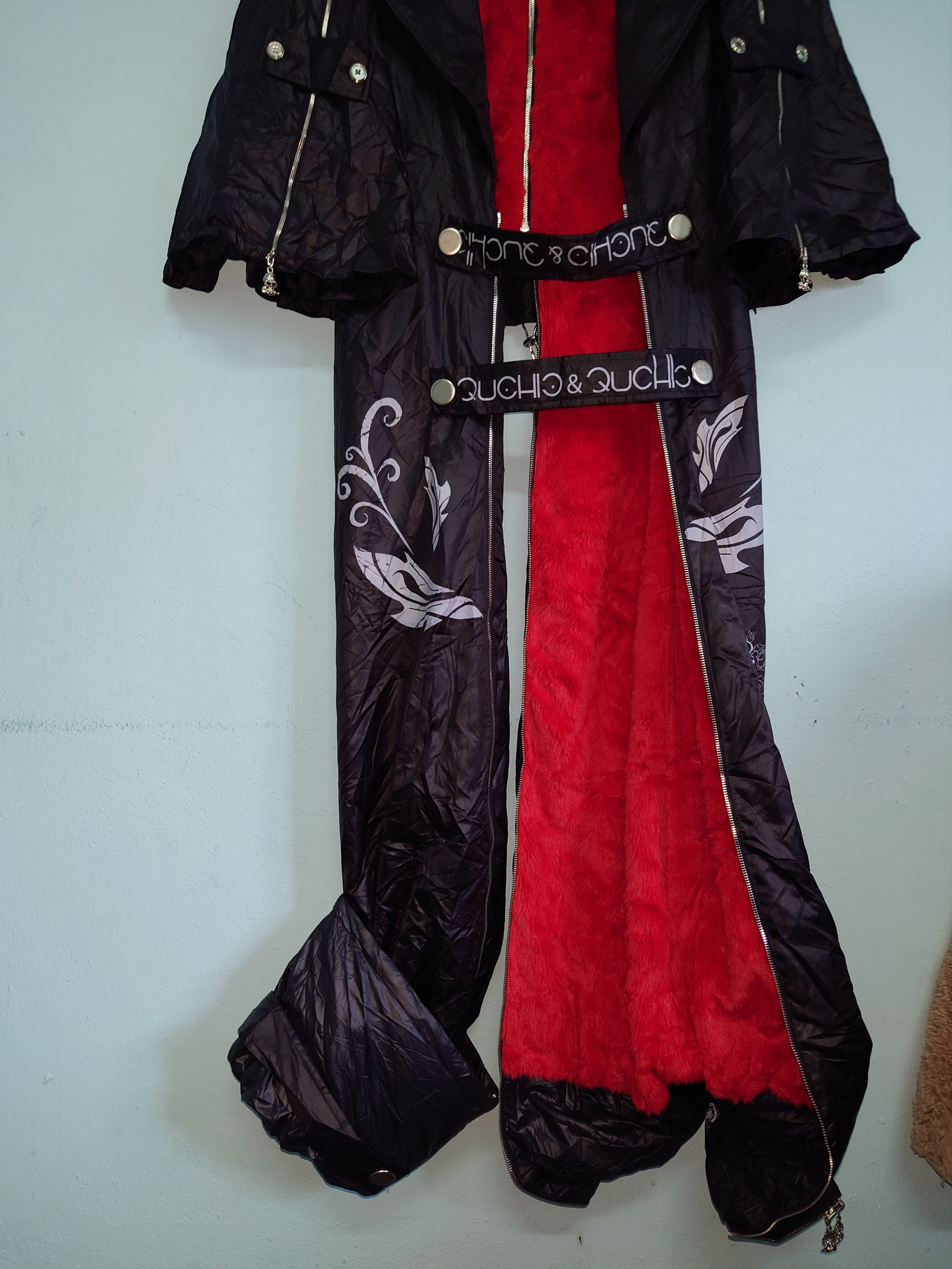 Other Archival QUCHIC&QUCHIC Gothic Punk Skull-Owl Jumpsuit Size M / US 6-8 / IT 42-44 - 6 Thumbnail