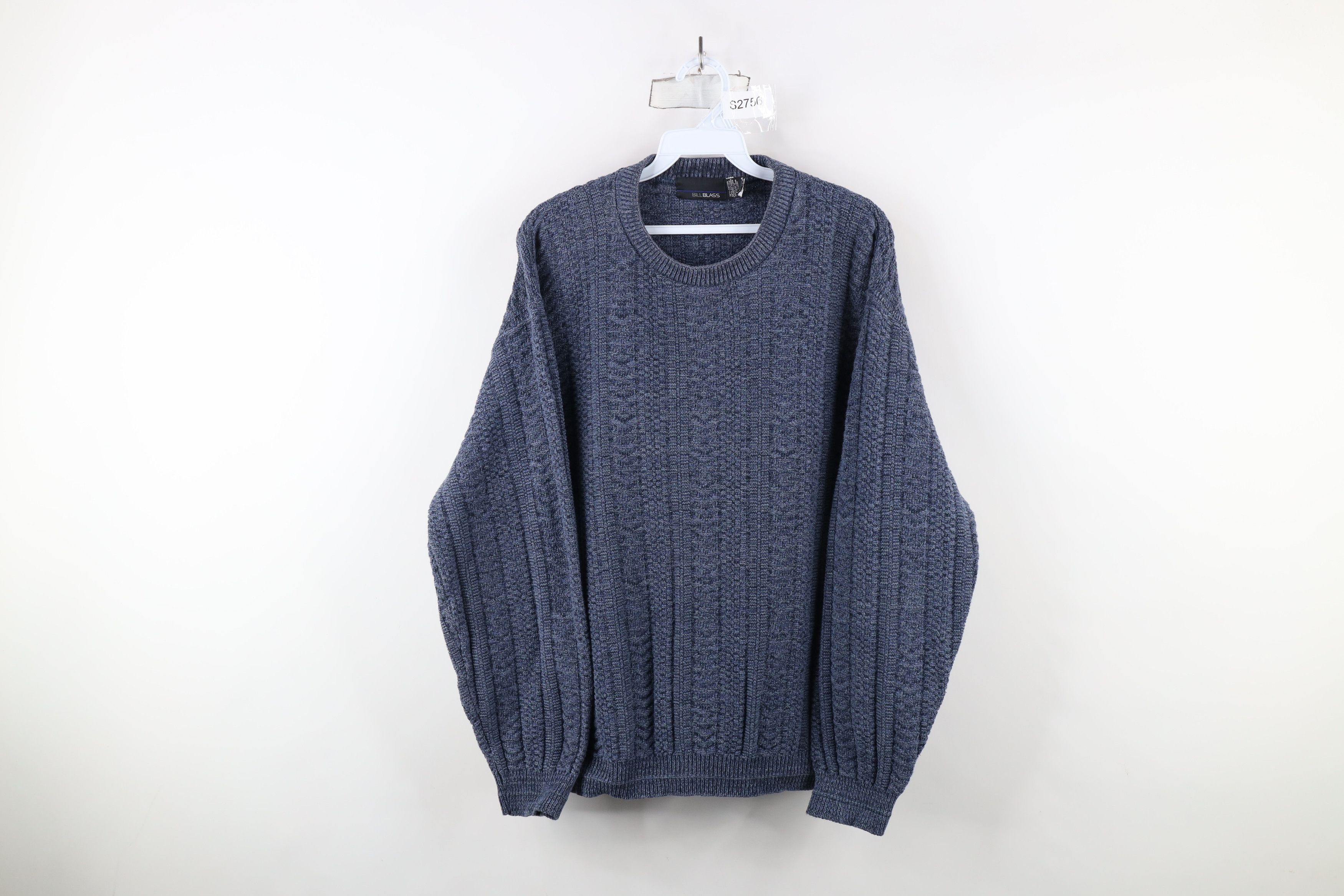 Vintage Vintage 90s Streetwear Hand Framed Knit Crewneck Sweater Size XL / US 12-14 / IT 48-50 - 1 Thumbnail