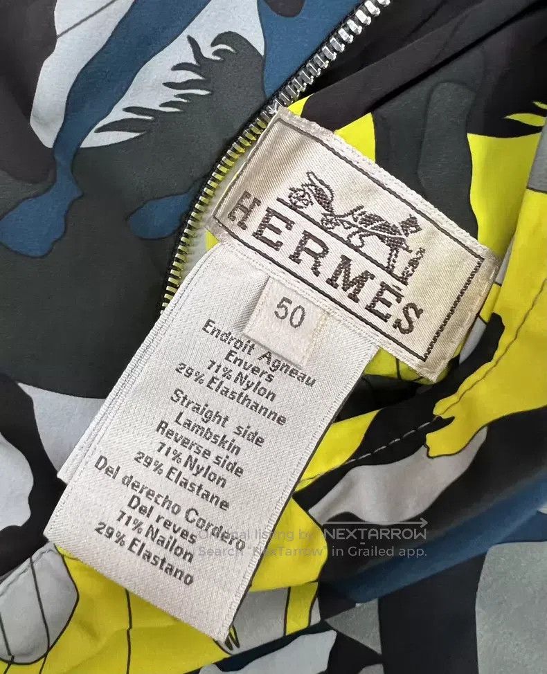 Hermes Hermes Double-Sided Leather Jacket, Dark Night Green Sheep Size US M / EU 48-50 / 2 - 8 Thumbnail
