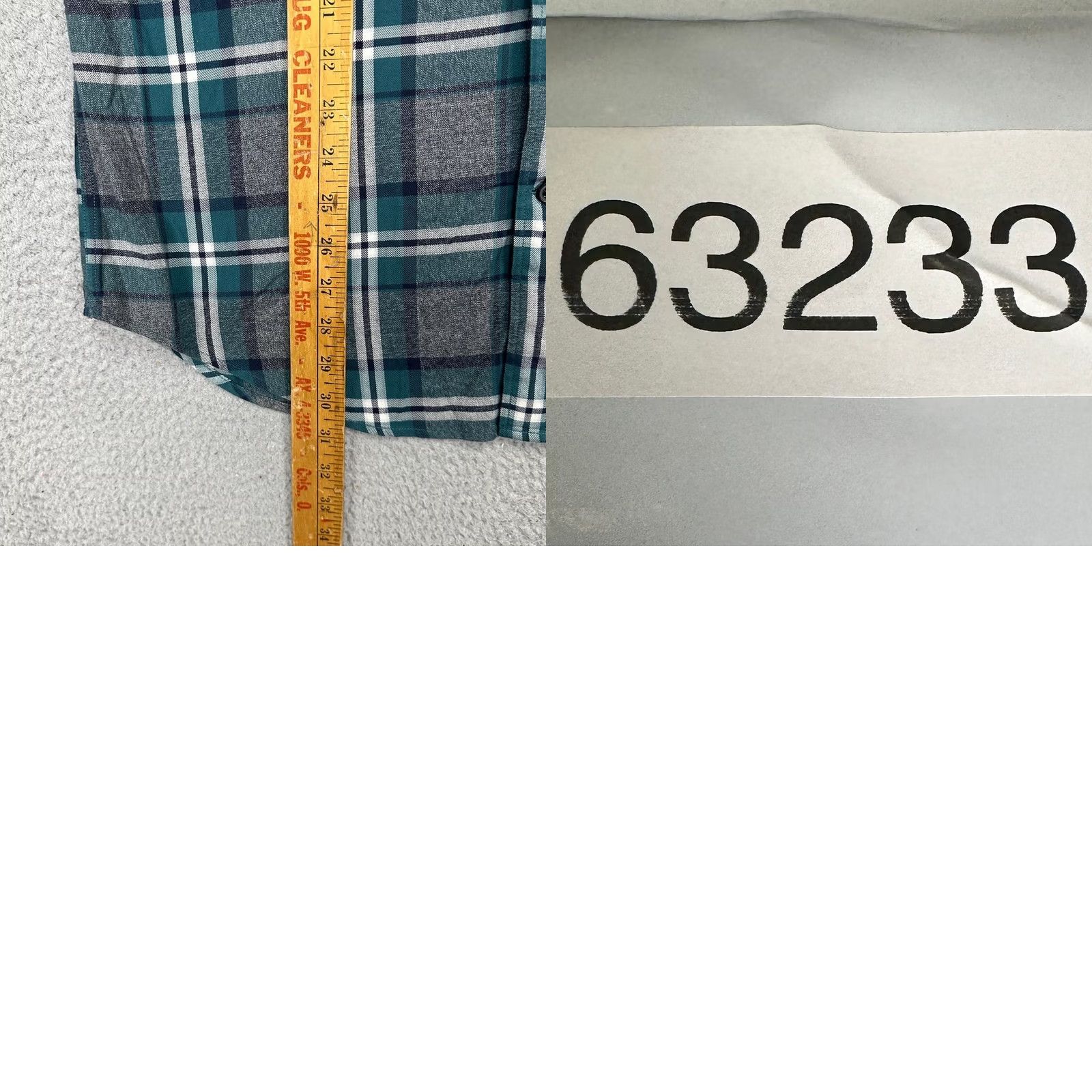 Banana Republic Banana Republic Luxe Flannel Shirt Mens Medium Grey Teal Plaid Slim Button Down Size US M / EU 48-50 / 2 - 8 Thumbnail