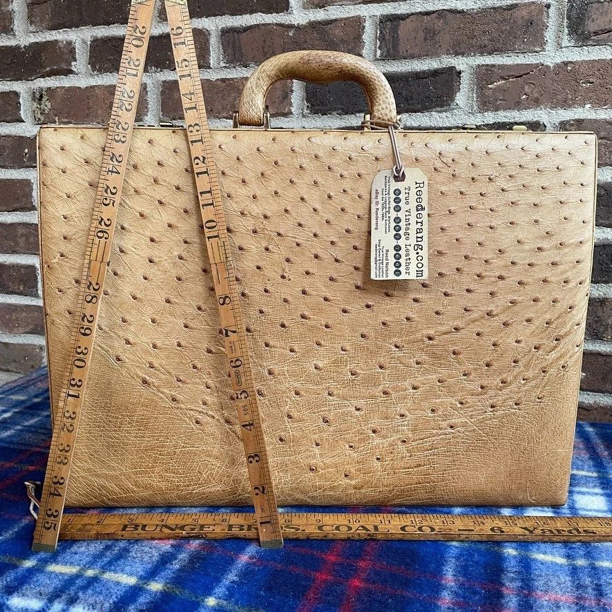 Other 1980s LUXURY OSTRICH SKIN HARDSIDE MACBOOK BRIEFCASE R$3248 Size ONE SIZE - 3 Thumbnail