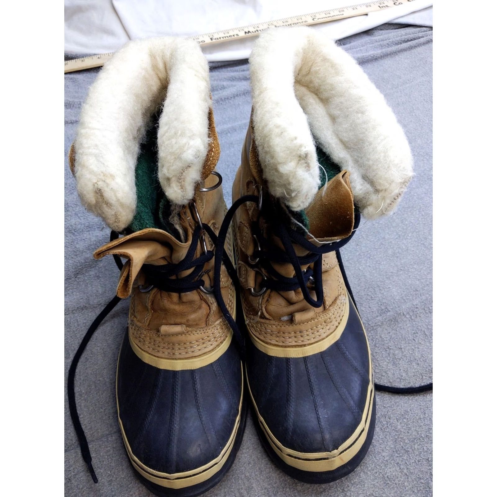 SOREL VINTAGE Sorel Caribou Boots Mens 7 Brown Waterproof Wool Lined Winter Canada Footwear Boots Mens Caribou Brown Waterproof Wool Lined Winter Canada Size US 7 / EU 40 - 3 Thumbnail