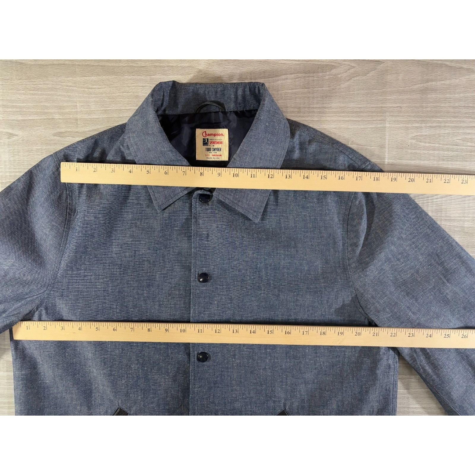 Todd Snyder Todd Snyder X CHAMPION cotton coach Jacket sz Medium color Size US M / EU 48-50 / 2 - 9 Thumbnail