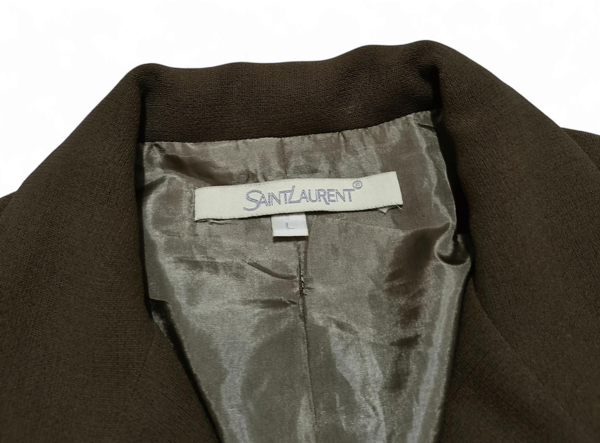 Saint Laurent Paris Vintage Saint Laurent YSL Women's Classic Blazer Jacket Y2K Size L / US 10 / IT 46 - 7 Thumbnail