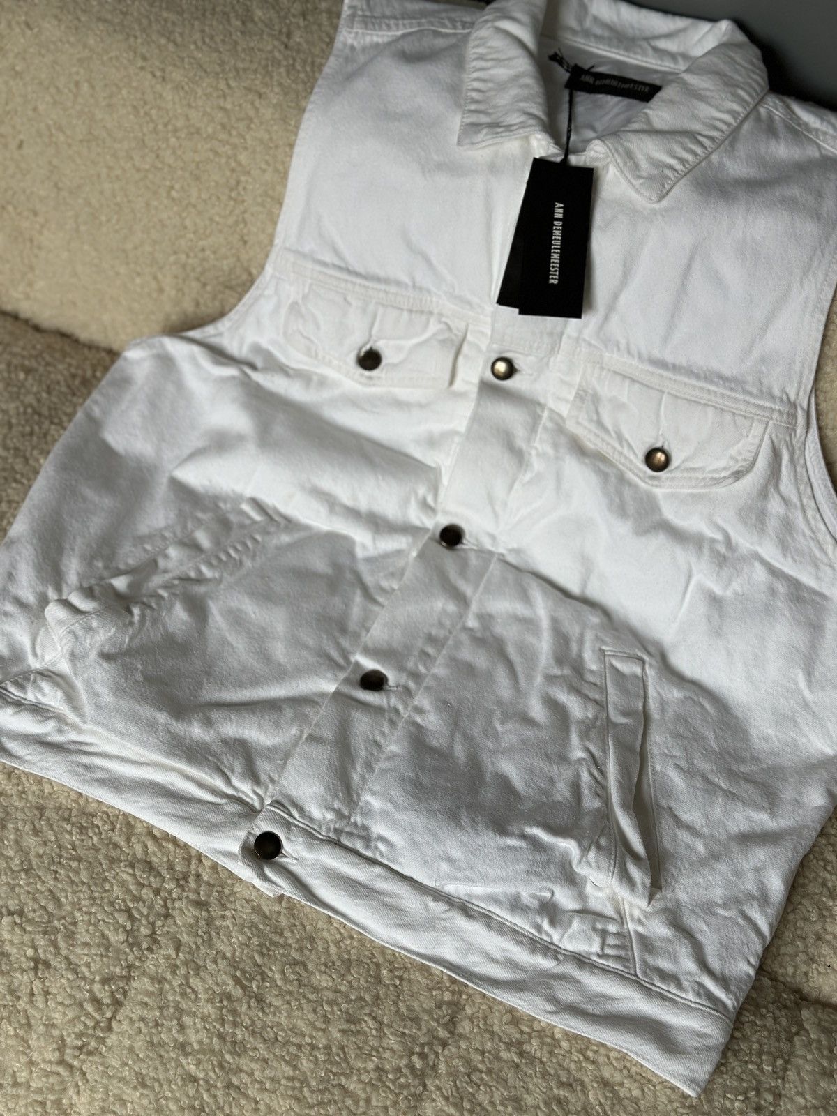 Ann Demeulemeester Ann Demeulemeester Denim Vest Size US S / EU 44-46 / 1 - 5 Thumbnail