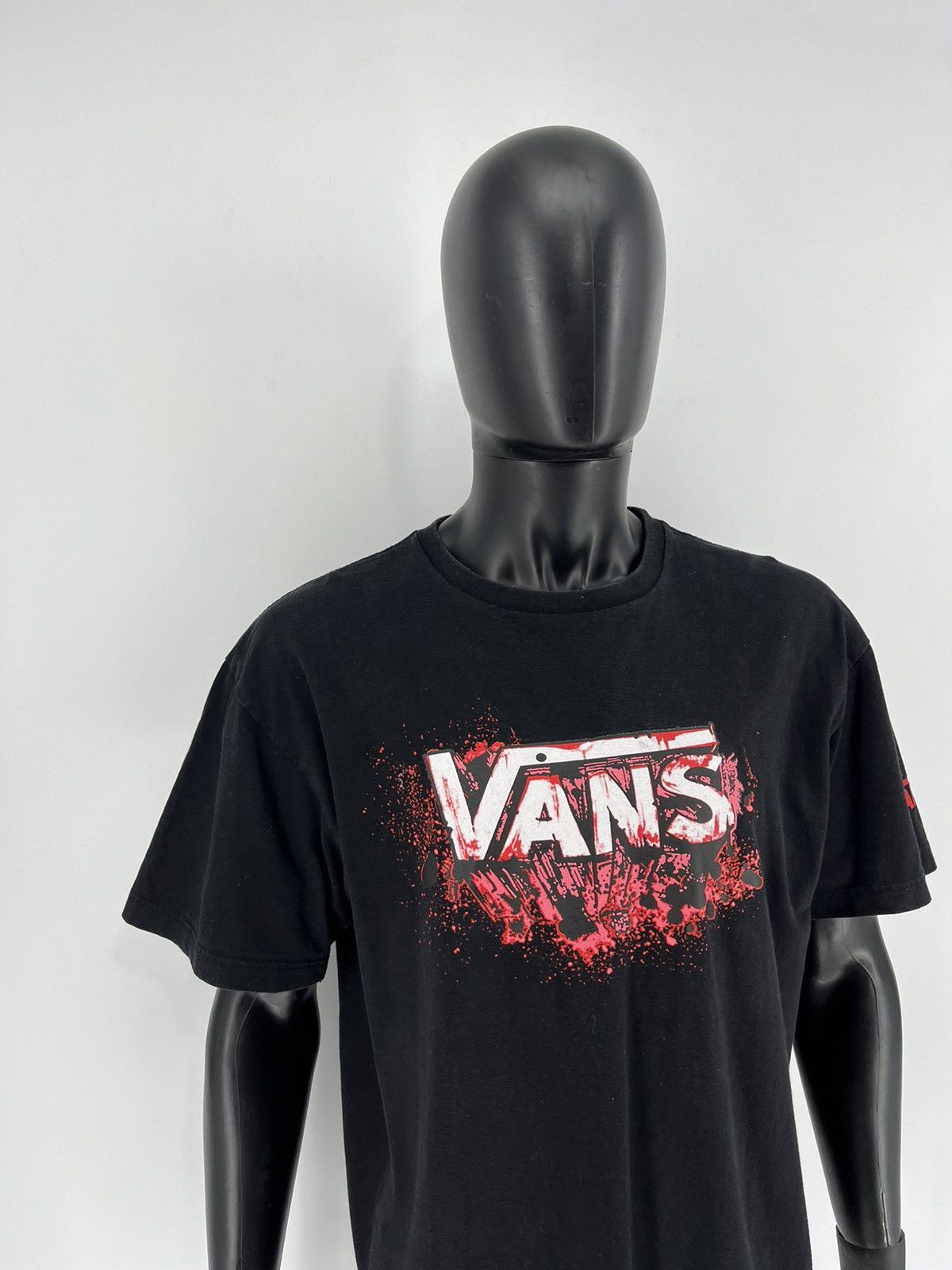 Vans × Vintage Vintage Y2K VANS Skate SK8 Faded T-shirt New York Streetwear Size US L / EU 52-54 / 3 - 3 Thumbnail