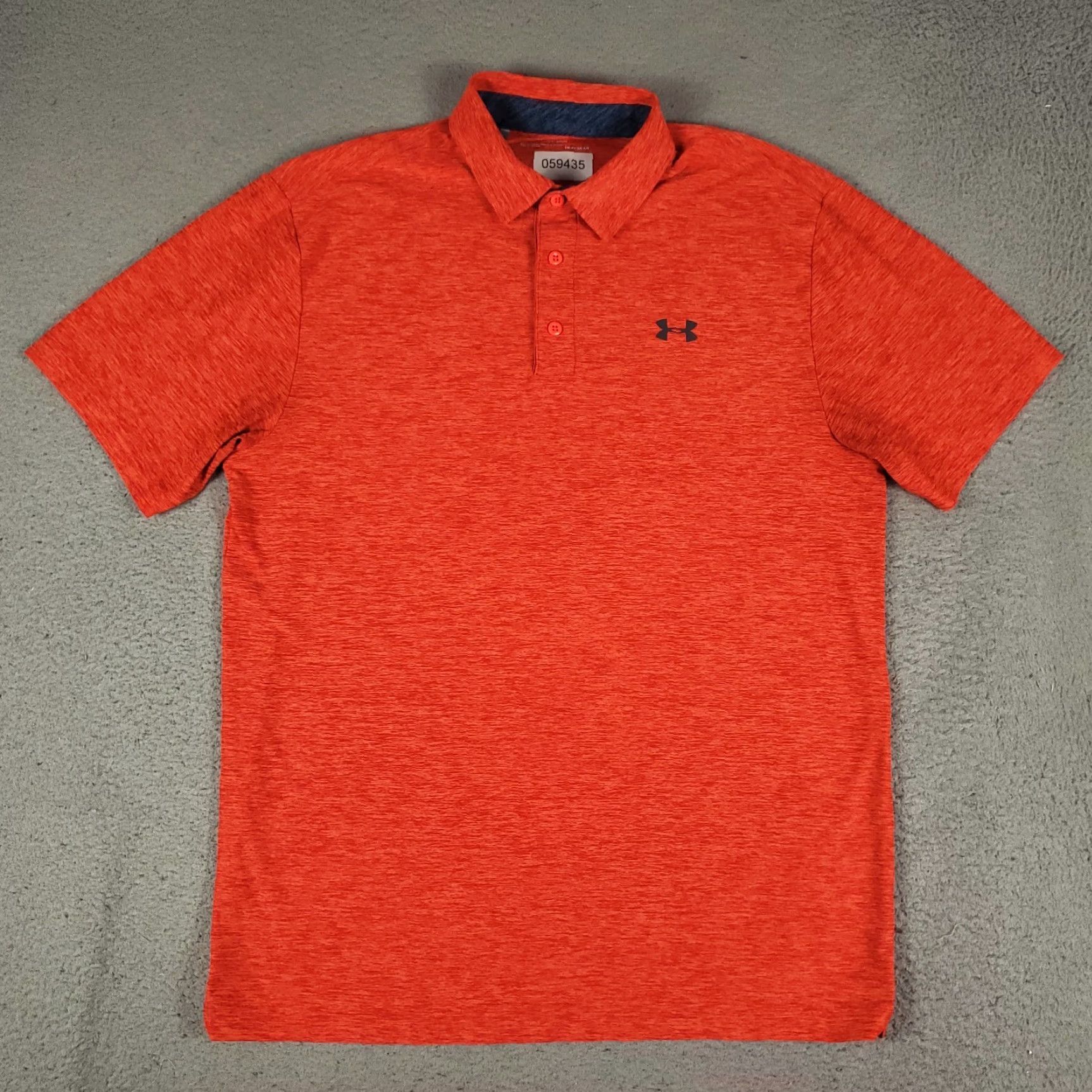 Under Armour Under Armour Polo Shirt Mens Medium Orange Golf Casual Short Sleeve Size US M / EU 48-50 / 2 - 2 Thumbnail