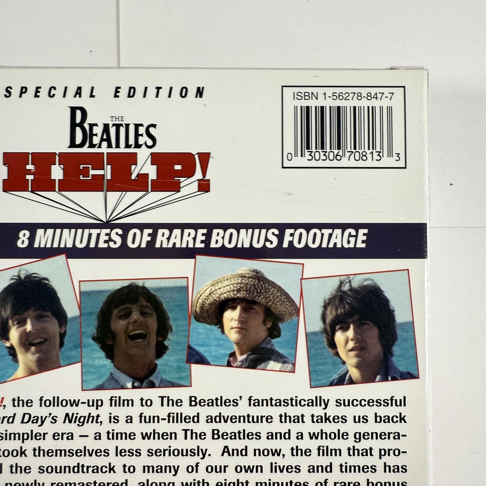 Designer The Beatles Rare VHS Collection Firsts & Help! 1995 Size ONE SIZE - 4 Thumbnail